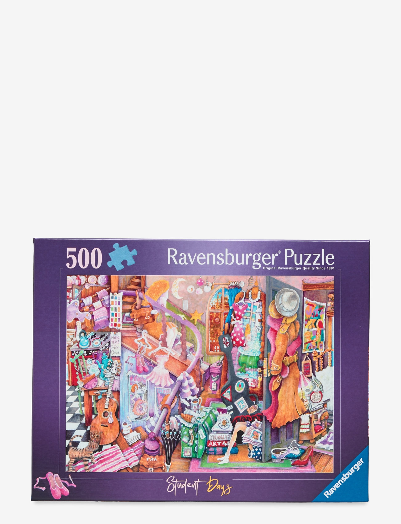 Ravensburger - Student Days 500p - klassiske puslespil - multi coloured - 0