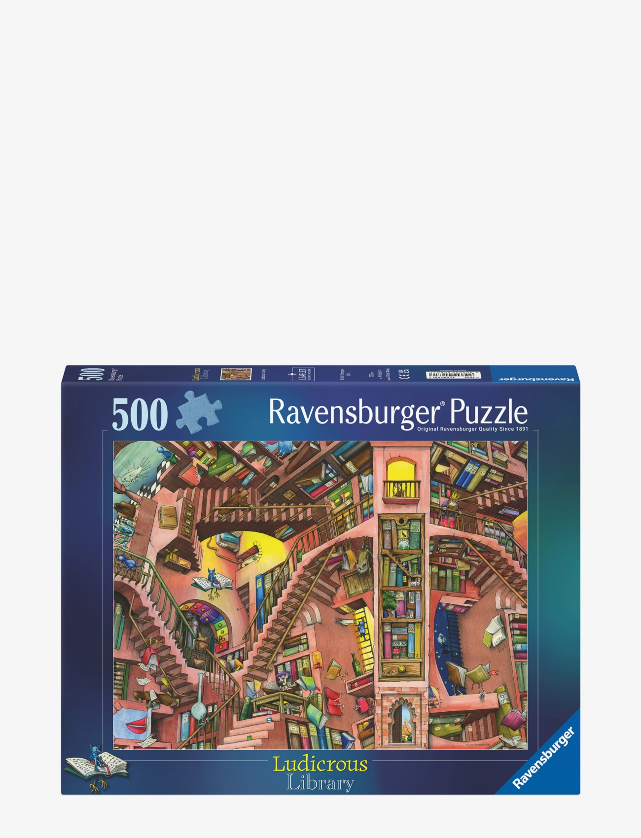 Ravensburger Ludicrous Library 500p - Puslespil - MULTI COLOURED / multi