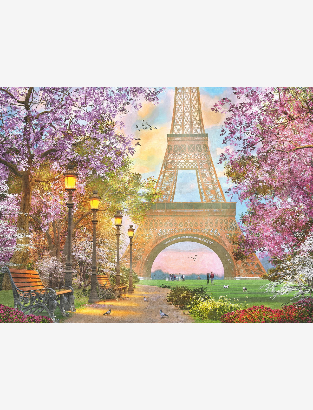 Ravensburger - Romantiske Paris 1500p - klassiske puslespill - multi coloured - 1