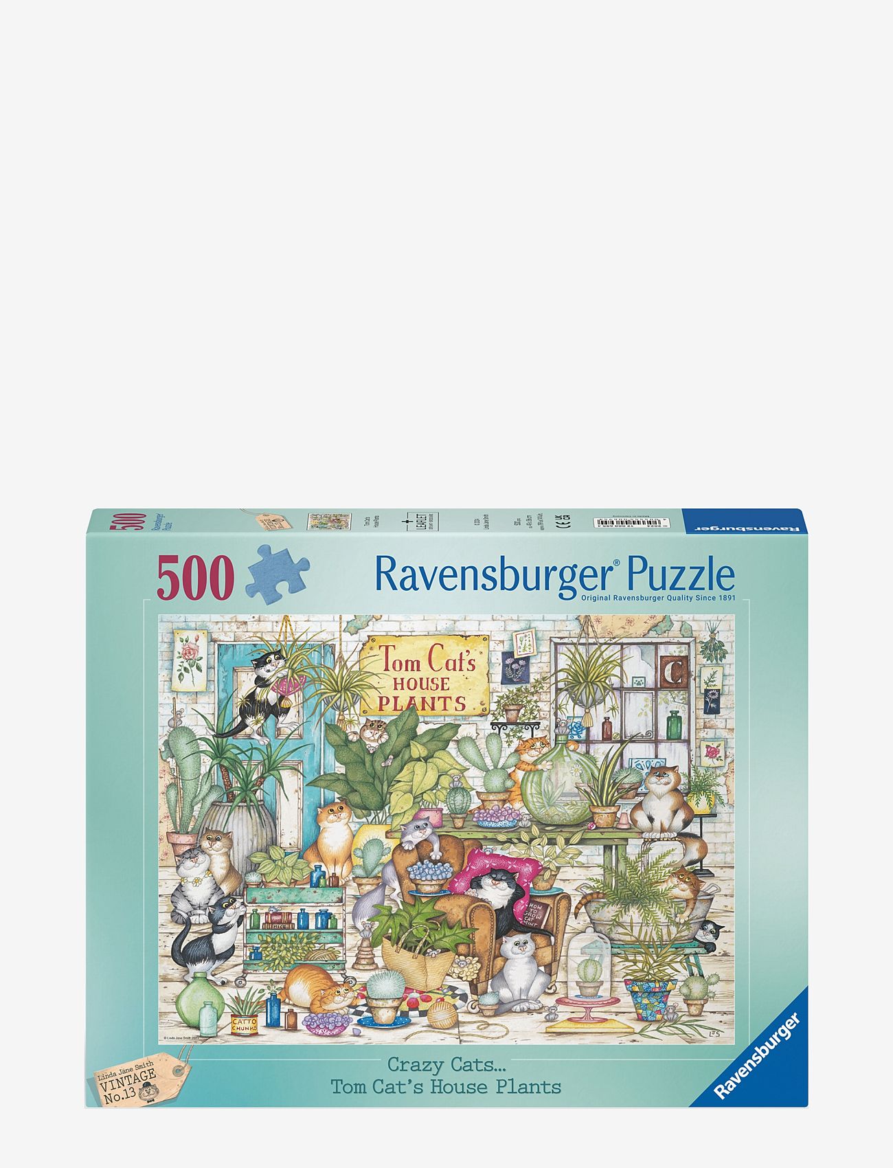 Ravensburger - Plant Shop 500p - klassiska pussel - multi coloured - 0