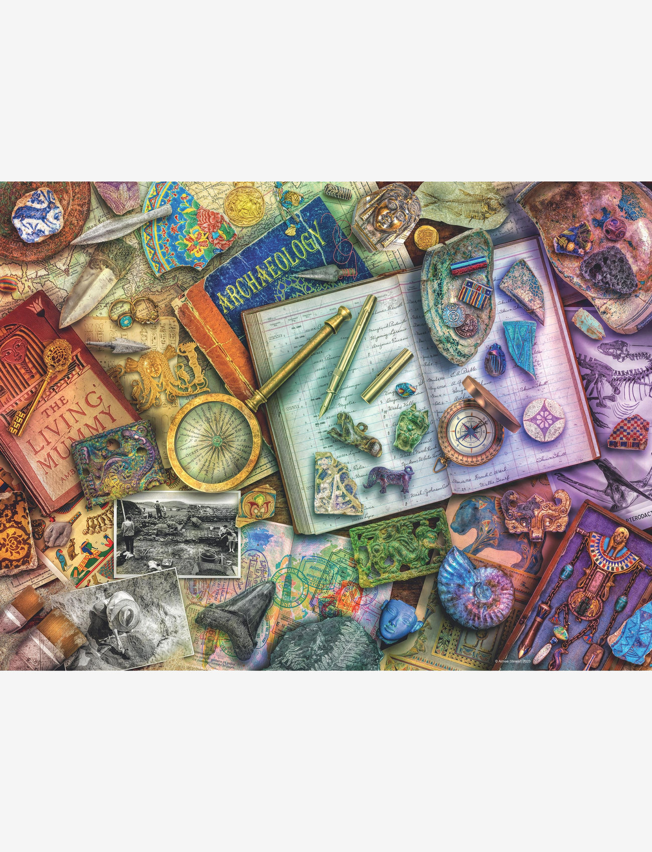 Ravensburger - Archaeology 500p - klassiske puslespil - multi coloured - 1