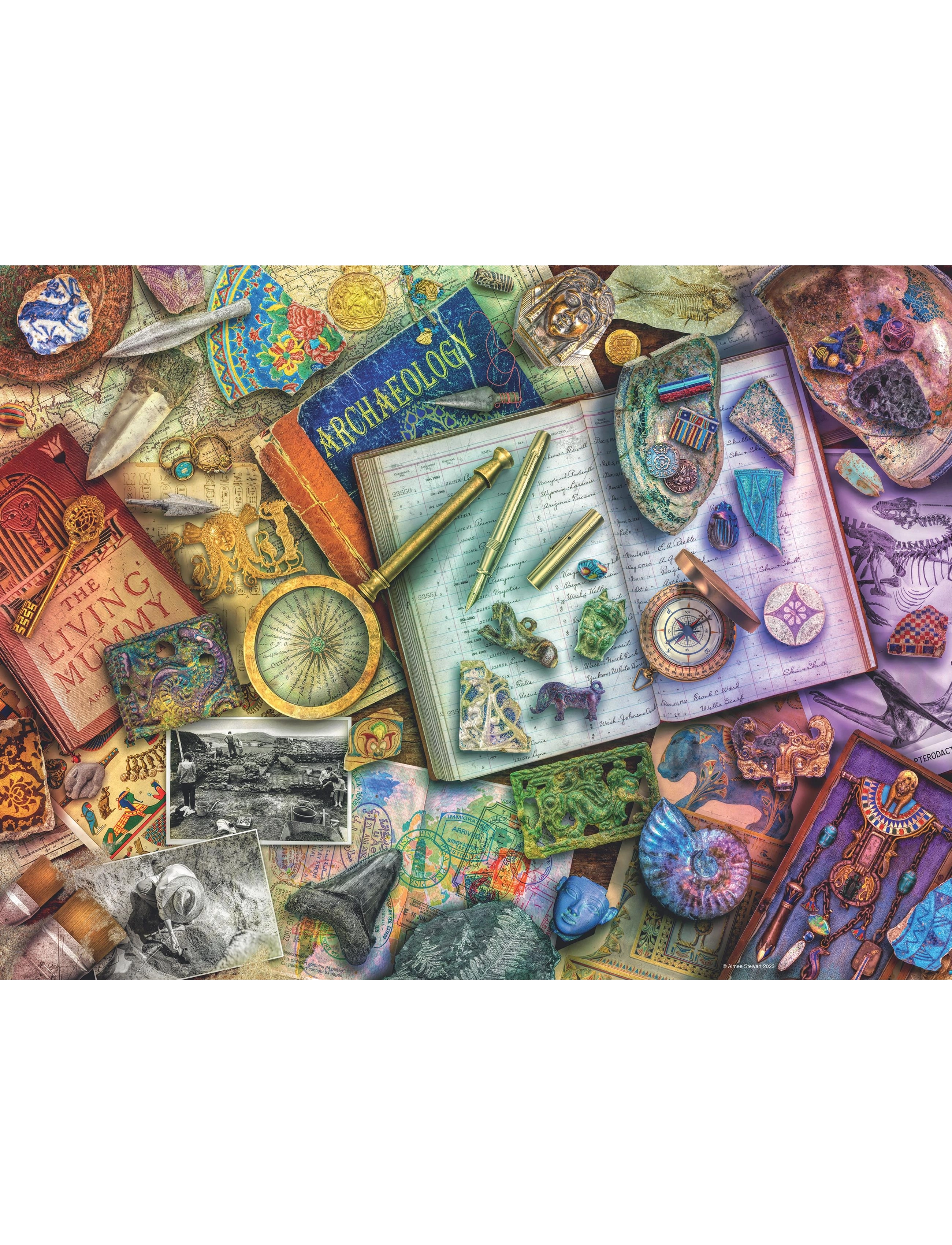Ravensburger - Arkeologi 500p - klassiske puslespill - multi coloured - 1