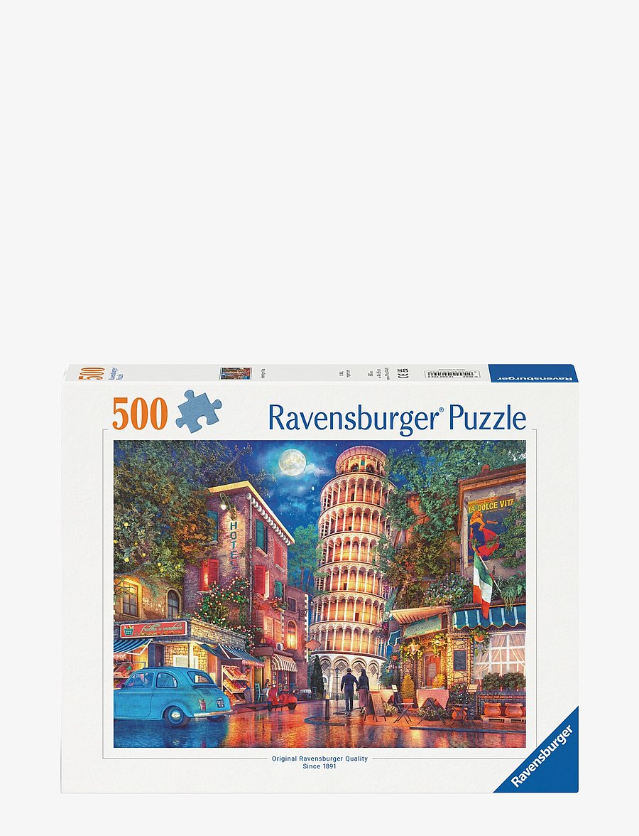 Ravensburger - Gatene i Pisa 500p - klassiske puslespill - multi coloured - 0