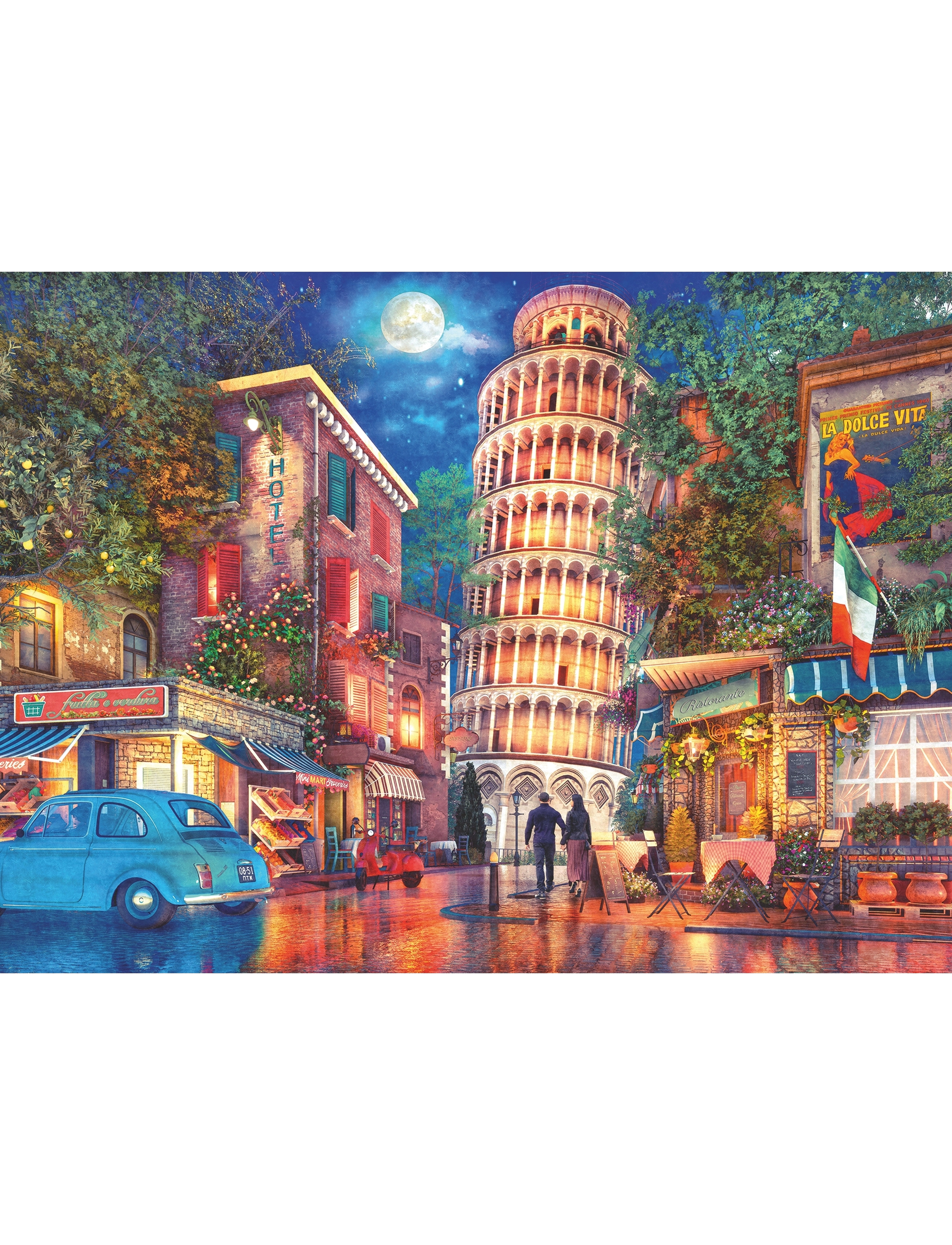 Ravensburger - Streets Of Pisa 500p - klassiska pussel - multi coloured - 1