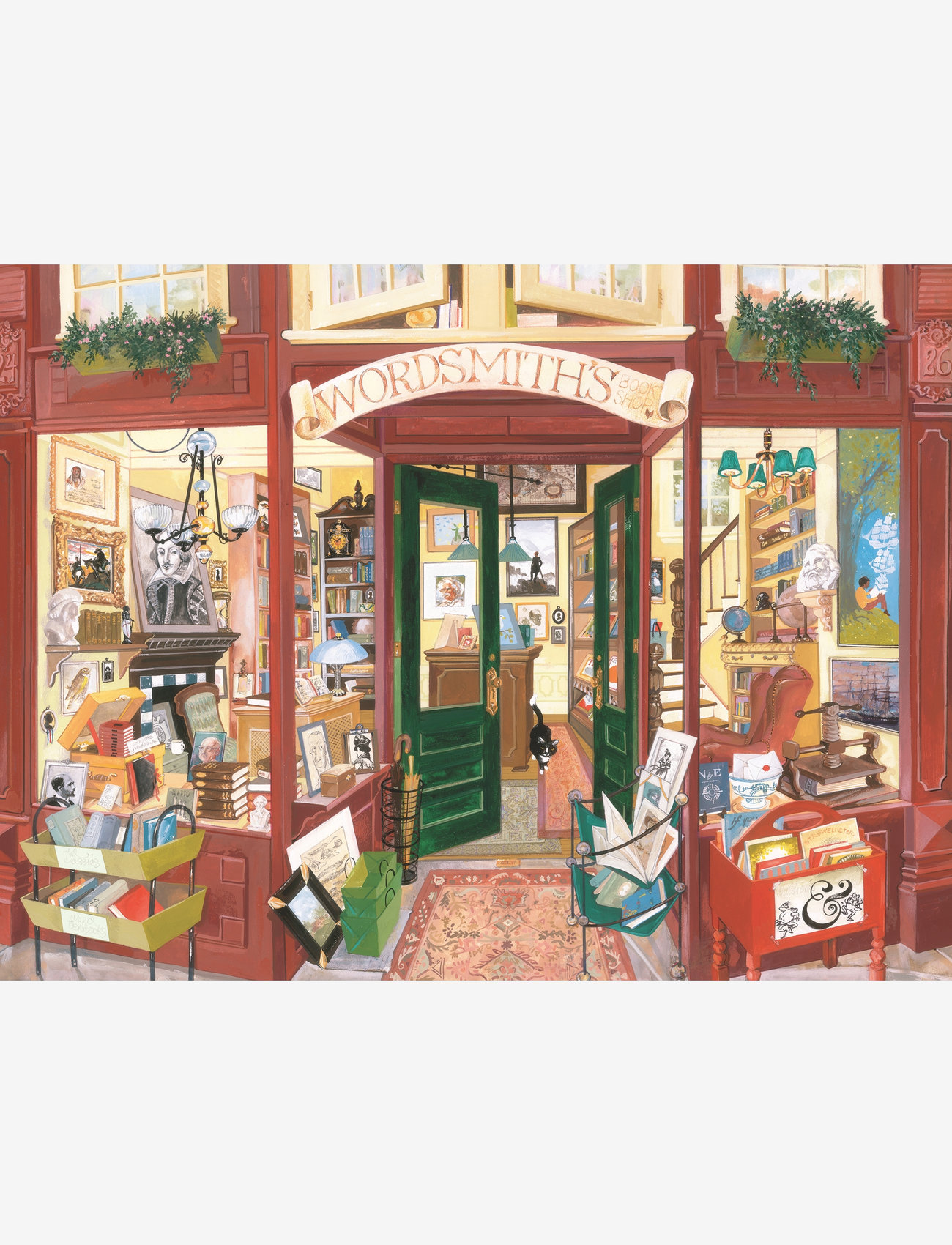 Ravensburger - Wordsmith's Bookshop 1500p - klassiske puslespil - multi coloured - 1