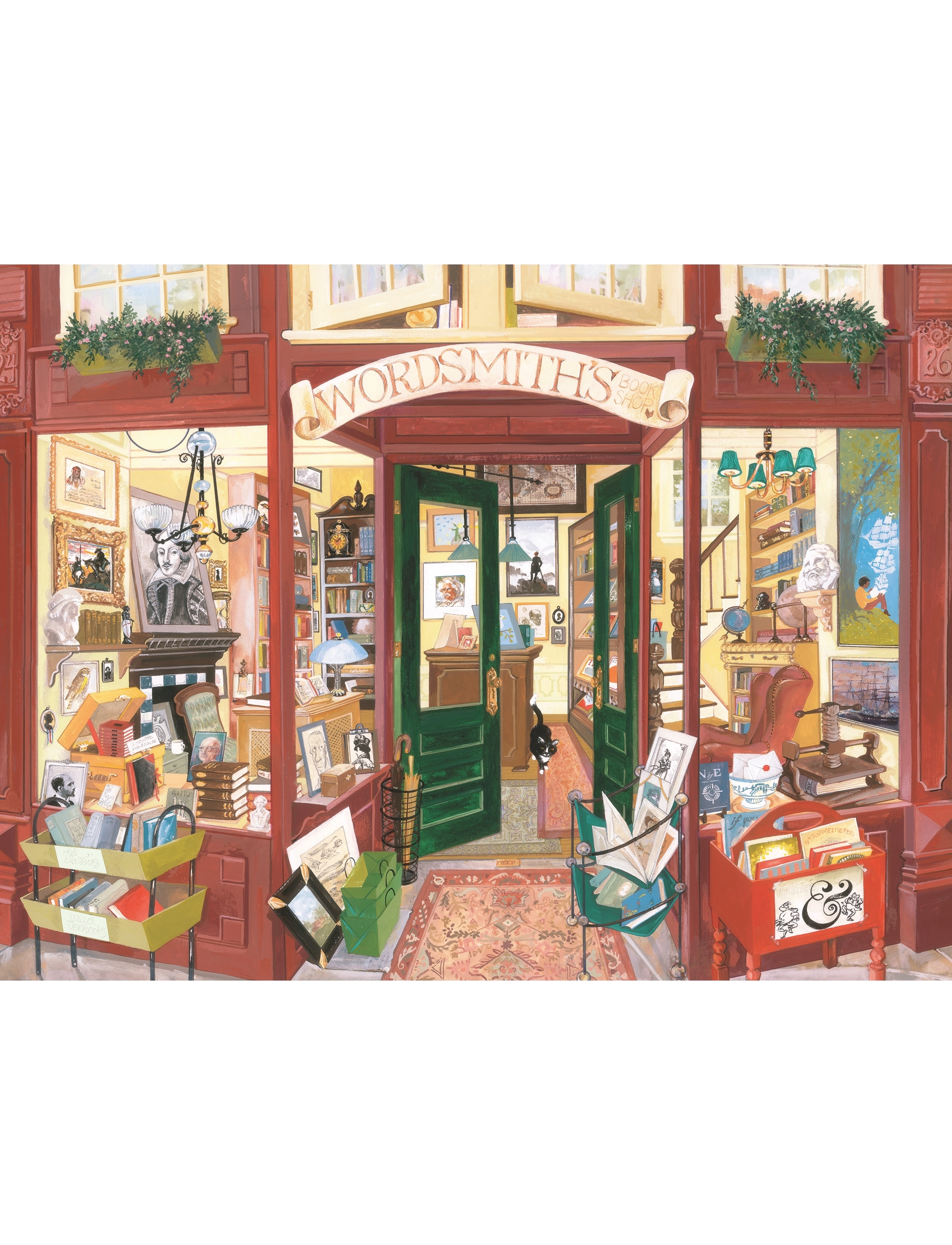 Ravensburger - Wordsmith's Bookshop 1500p - klassiska pussel - multi coloured - 1