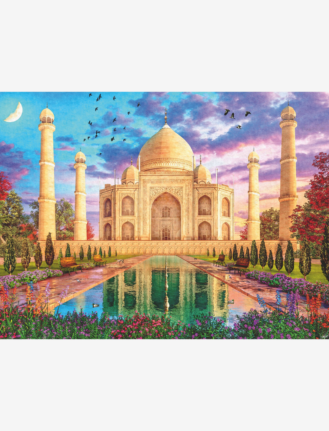 Ravensburger - Taj Mahal 1500p - klassiske puslespill - multi coloured - 1