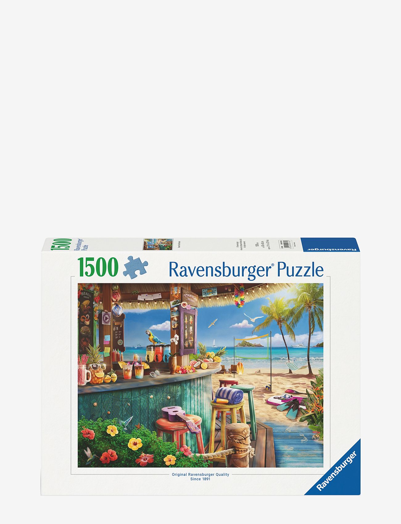 Ravensburger - Beach Bar Breezes 1500p - klassiska pussel - multi coloured - 0