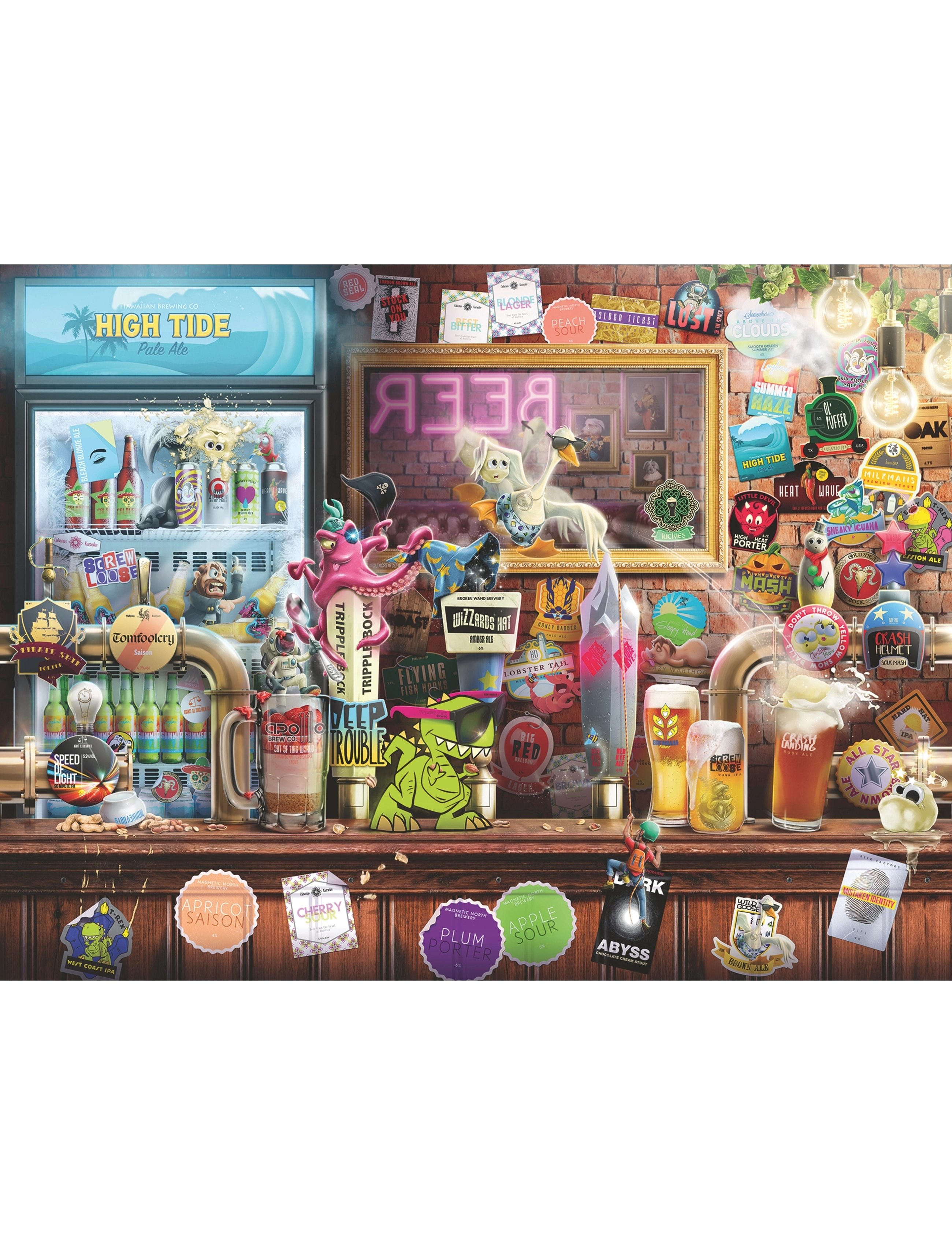 Ravensburger - Craft Beer Bonanza 1500p - klassiset palapelit - multi coloured - 1