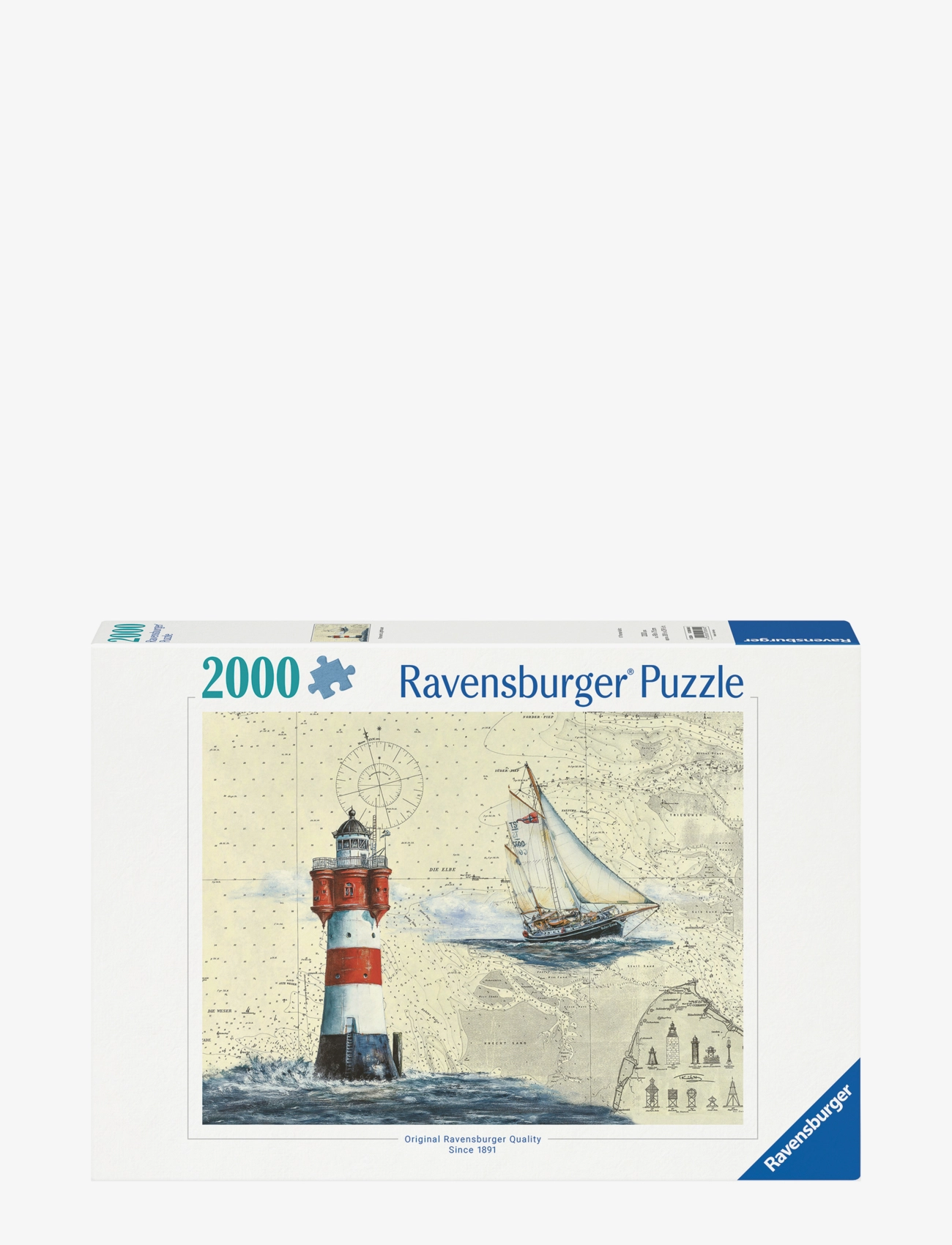 Ravensburger Romantic Lighthouse 2000P, One Size, Multi/patterned, Puslespil > Klassiske Puslespil, Børn
