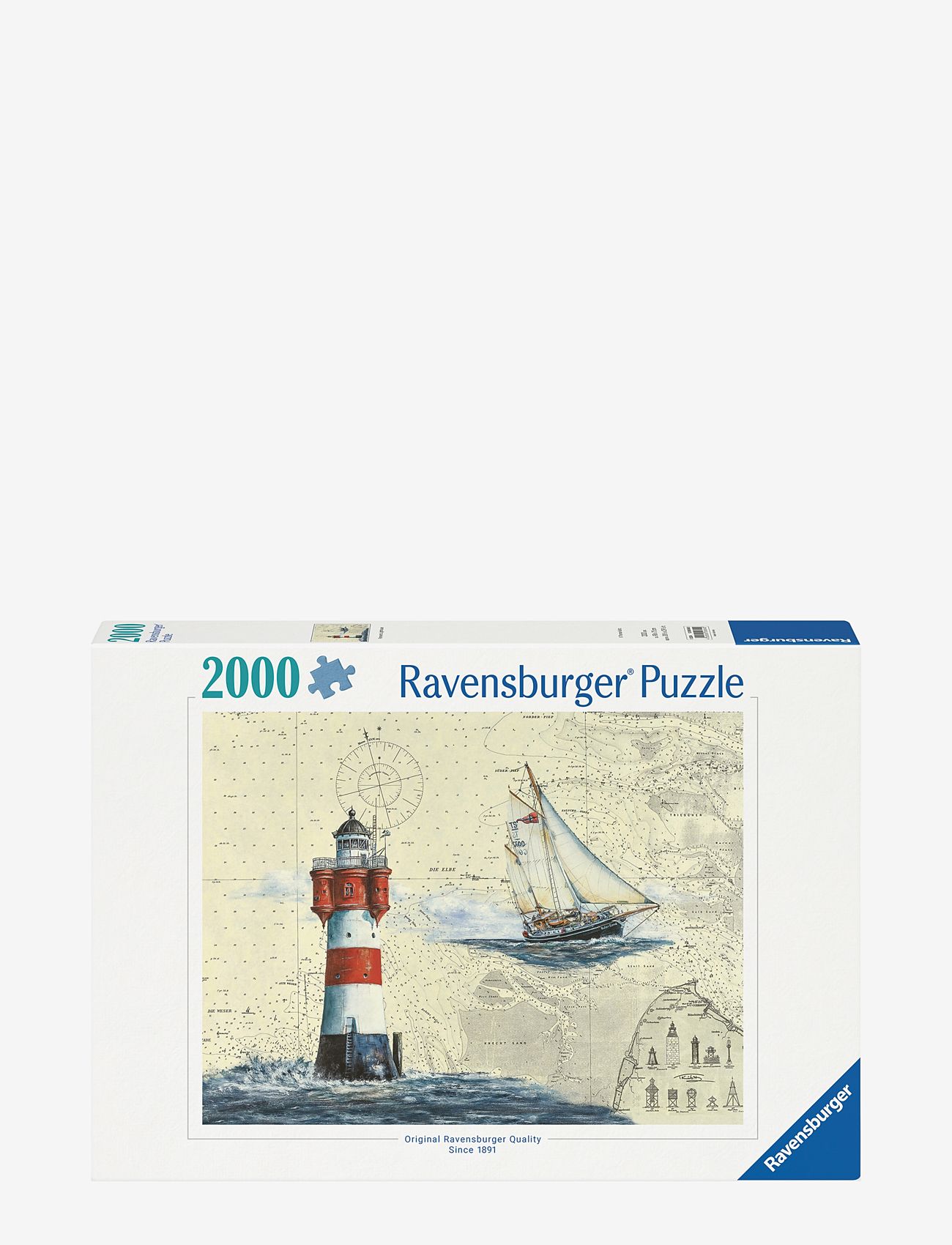 Ravensburger - Romantic Lighthouse 2000p - klassiska pussel - multi coloured - 0