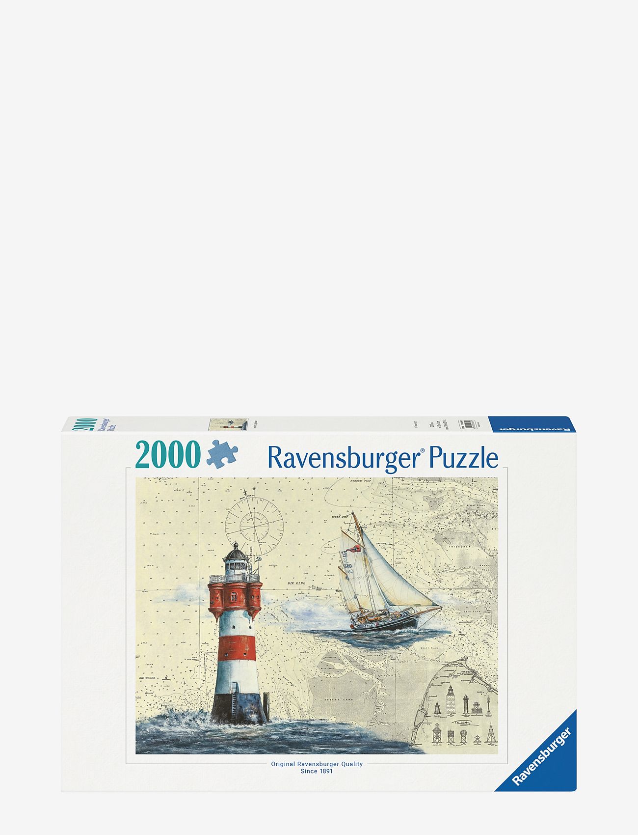 Ravensburger - Romantic Lighthouse 2000p - klassiska pussel - multi coloured - 1