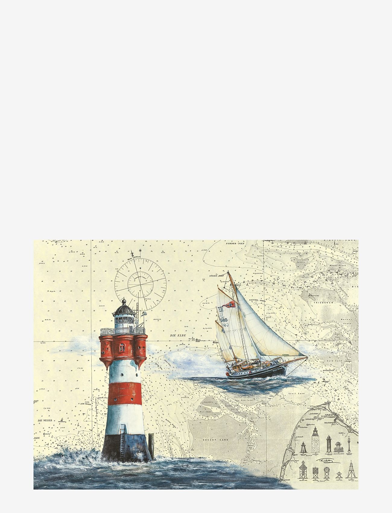 Ravensburger - Romantic Lighthouse 2000p - klassiska pussel - multi coloured - 2