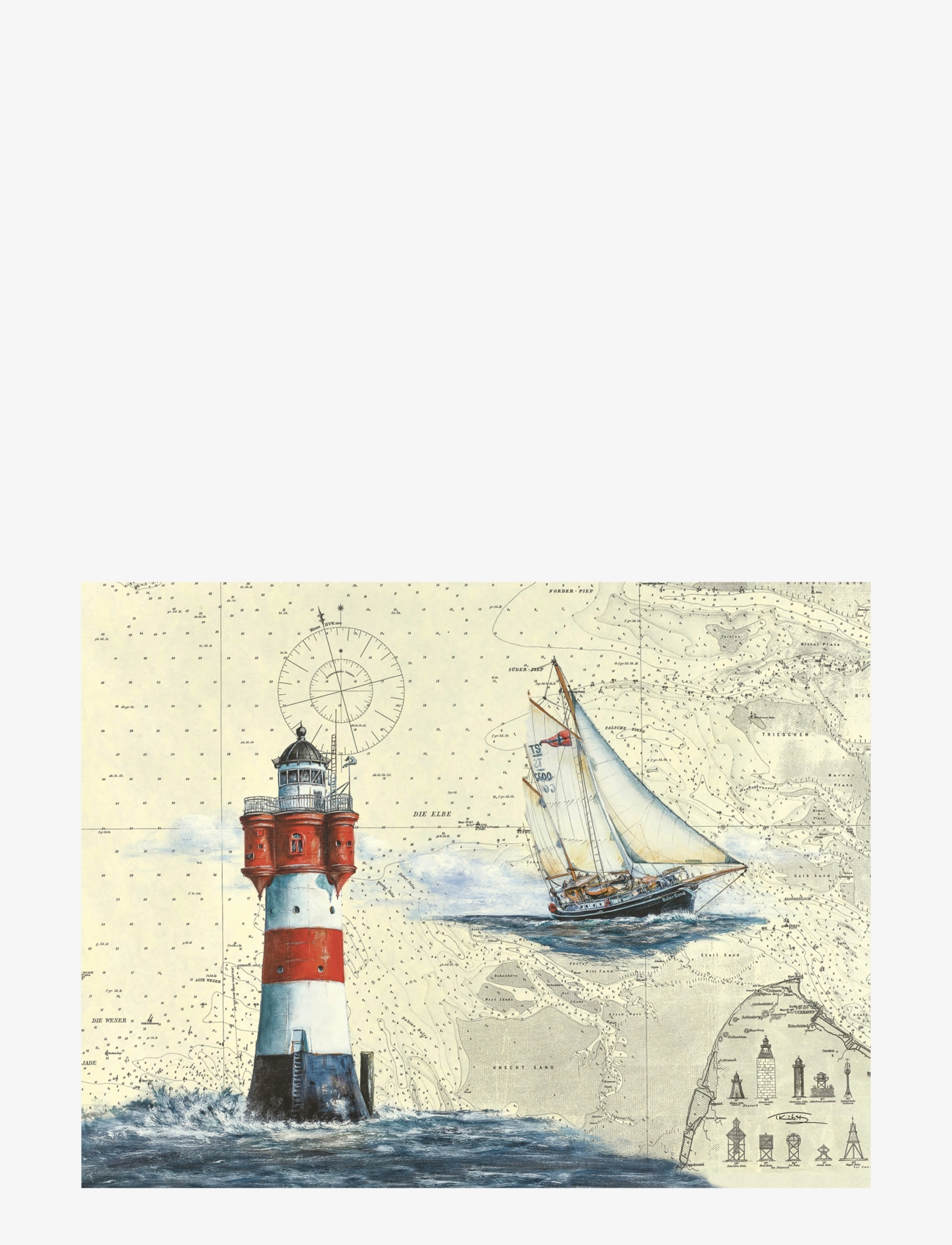 Ravensburger - Romantic Lighthouse 2000p - klassiset palapelit - multi coloured - 2