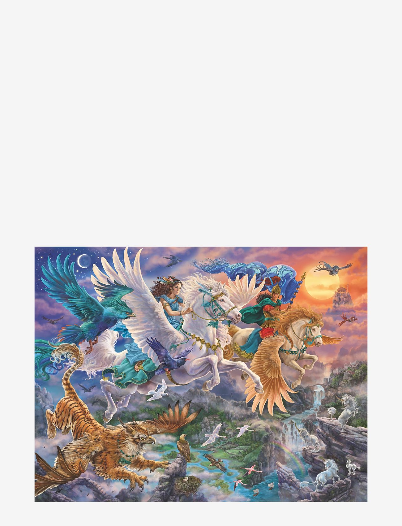 Ravensburger - Pegasus And Friends 2000p - klassiske puslespil - multi coloured - 1
