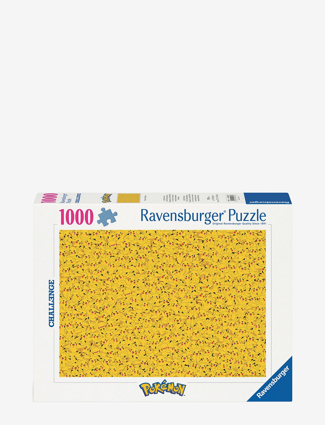 Ravensburger - Challenge Pikachu 1000p - classic puzzles - multi coloured - 0