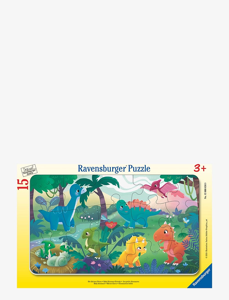 Ravensburger - Baby Dinosaur Friends 15p - klassísk púsl - multi coloured - 0