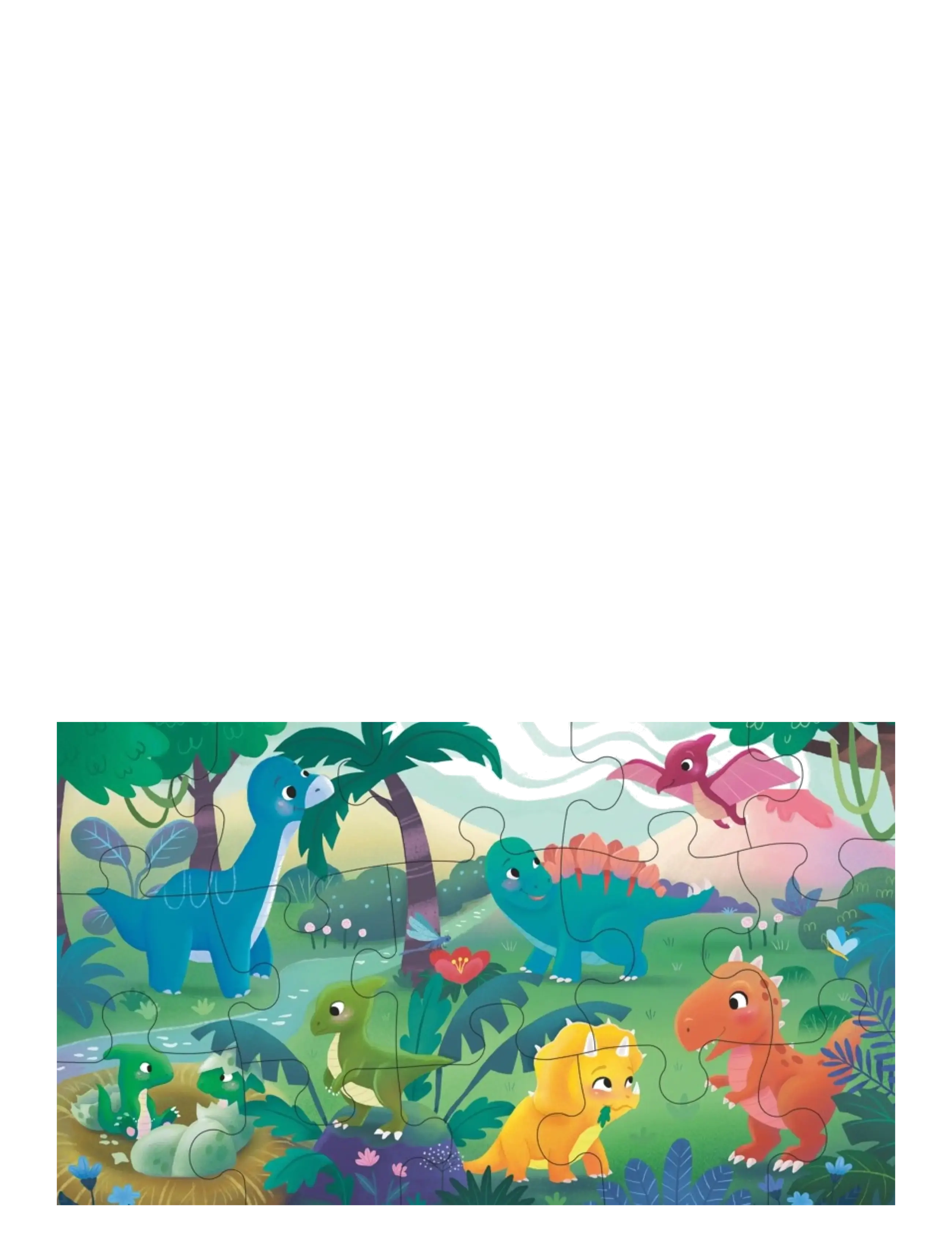 Ravensburger - Baby Dinosaur Friends 15p - klassiska pussel - multi coloured - 1