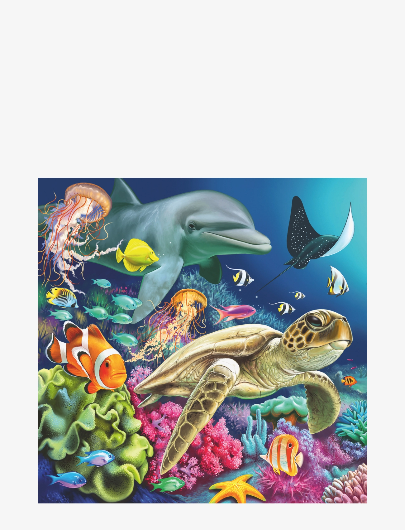 Ravensburger - Under vann 3x49p - klassiske puslespill - multi coloured - 3