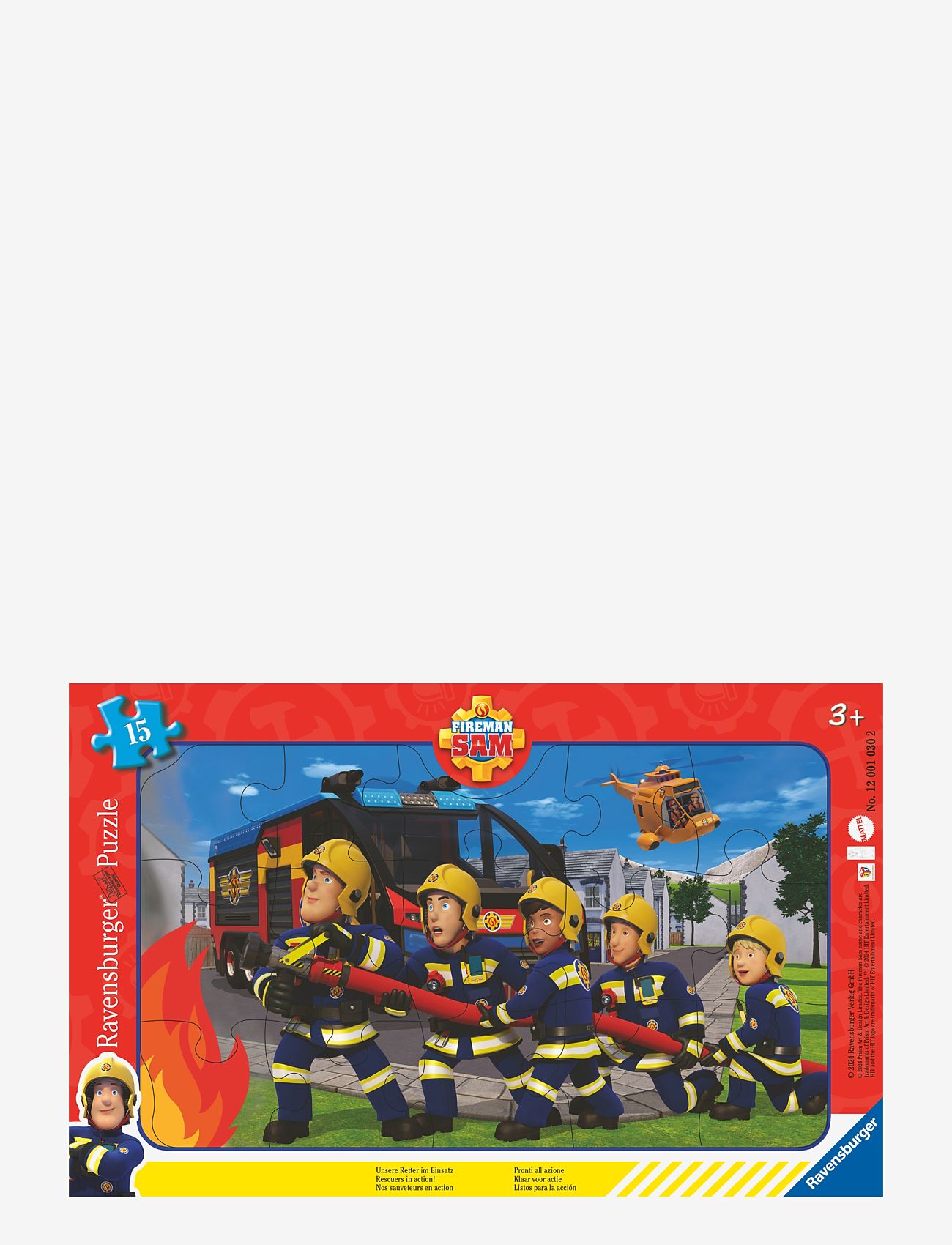 Ravensburger - Fireman Sam Rescuers In Action 15p - klassiska pussel - multi coloured - 0
