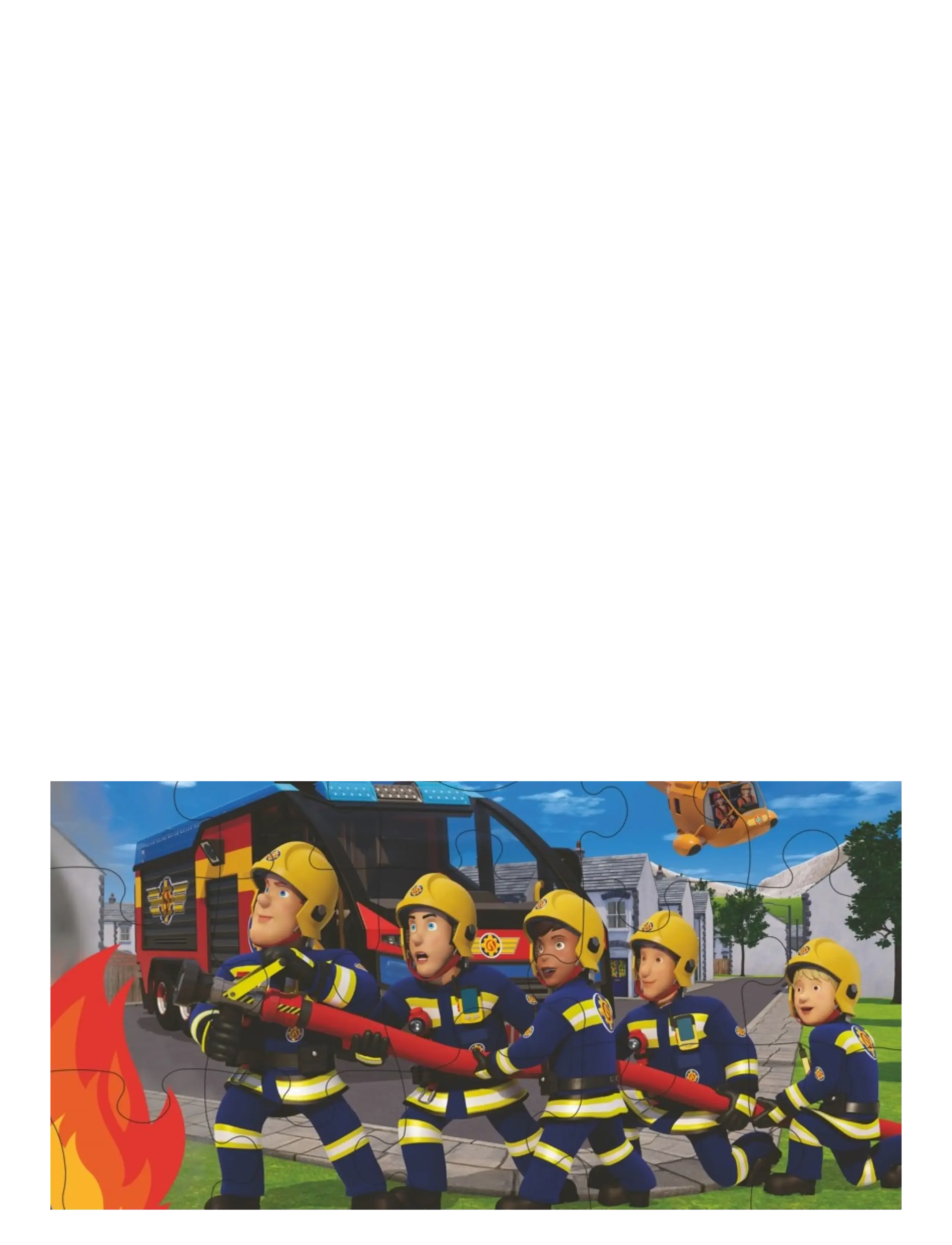 Ravensburger - Fireman Sam Rescuers In Action 15p - klassiska pussel - multi coloured - 1