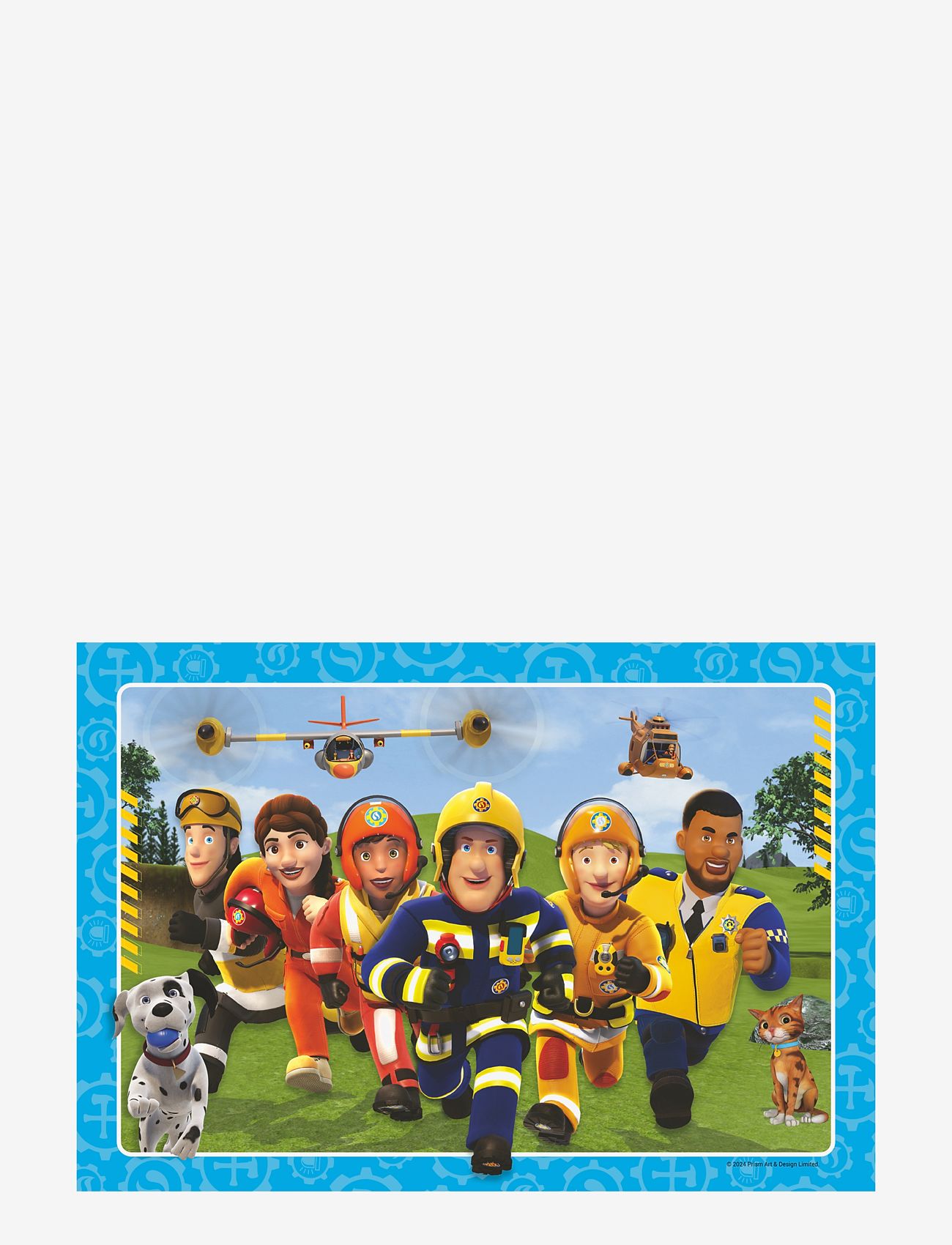 Ravensburger - Fireman Sam Rescuers are coming 2x12p - klassiska pussel - multi coloured - 1