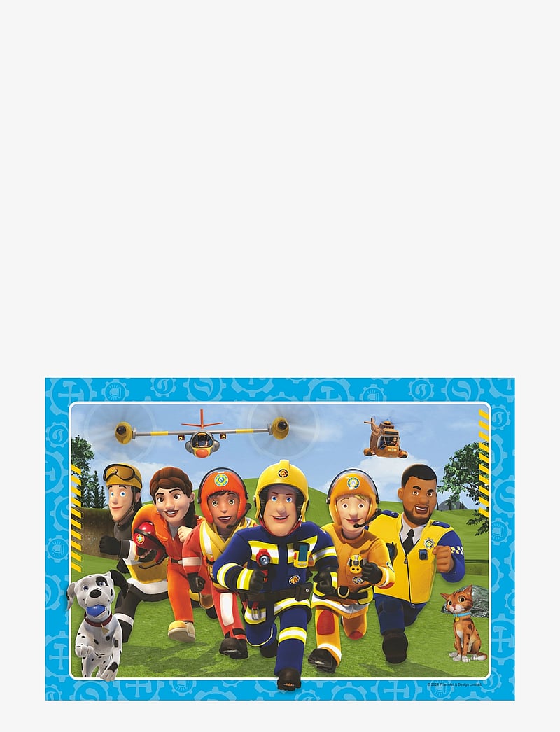 Ravensburger - Fireman Sam Rescuers are coming 2x12p - klassiska pussel - multi coloured - 1