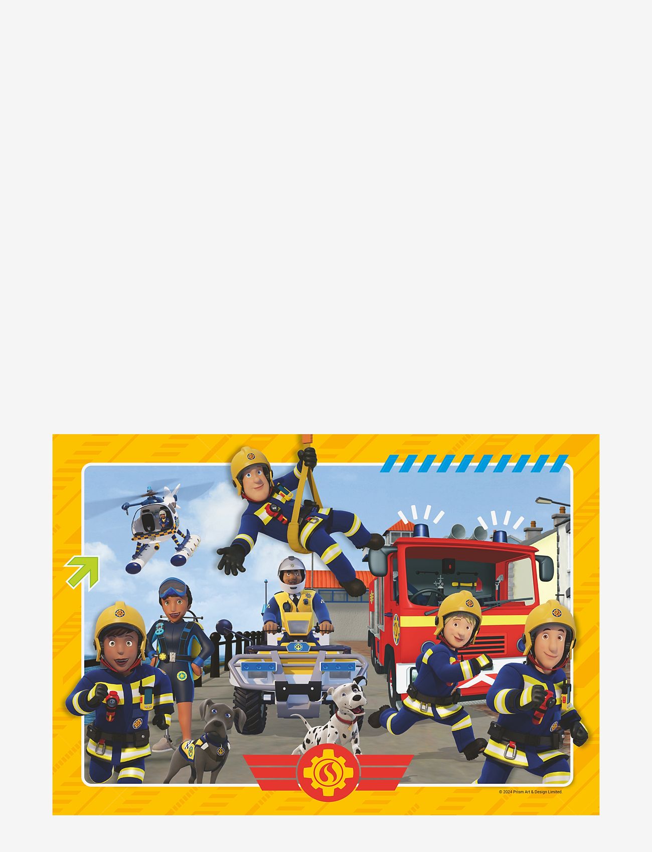 Ravensburger - Fireman Sam Rescuers are coming 2x12p - klassiska pussel - multi coloured - 2