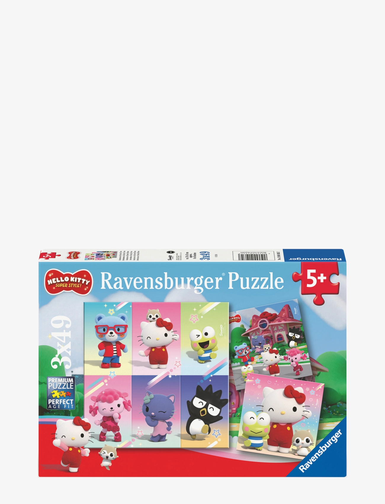 Ravensburger Hello Kitty Super Style 3X49P, One Size, Multi/patterned, Puslespil > Klassiske Puslespil, Børn