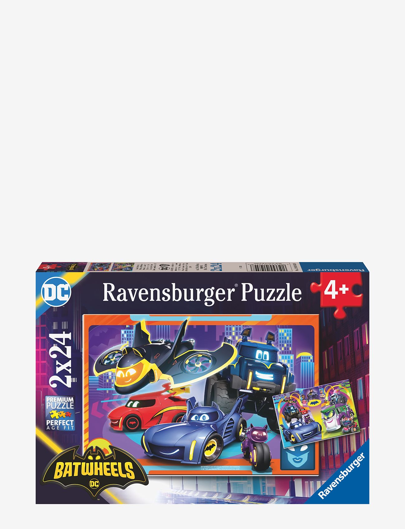 Ravensburger - Batwheels 2x24p - klassiske puslespil - multi coloured - 0