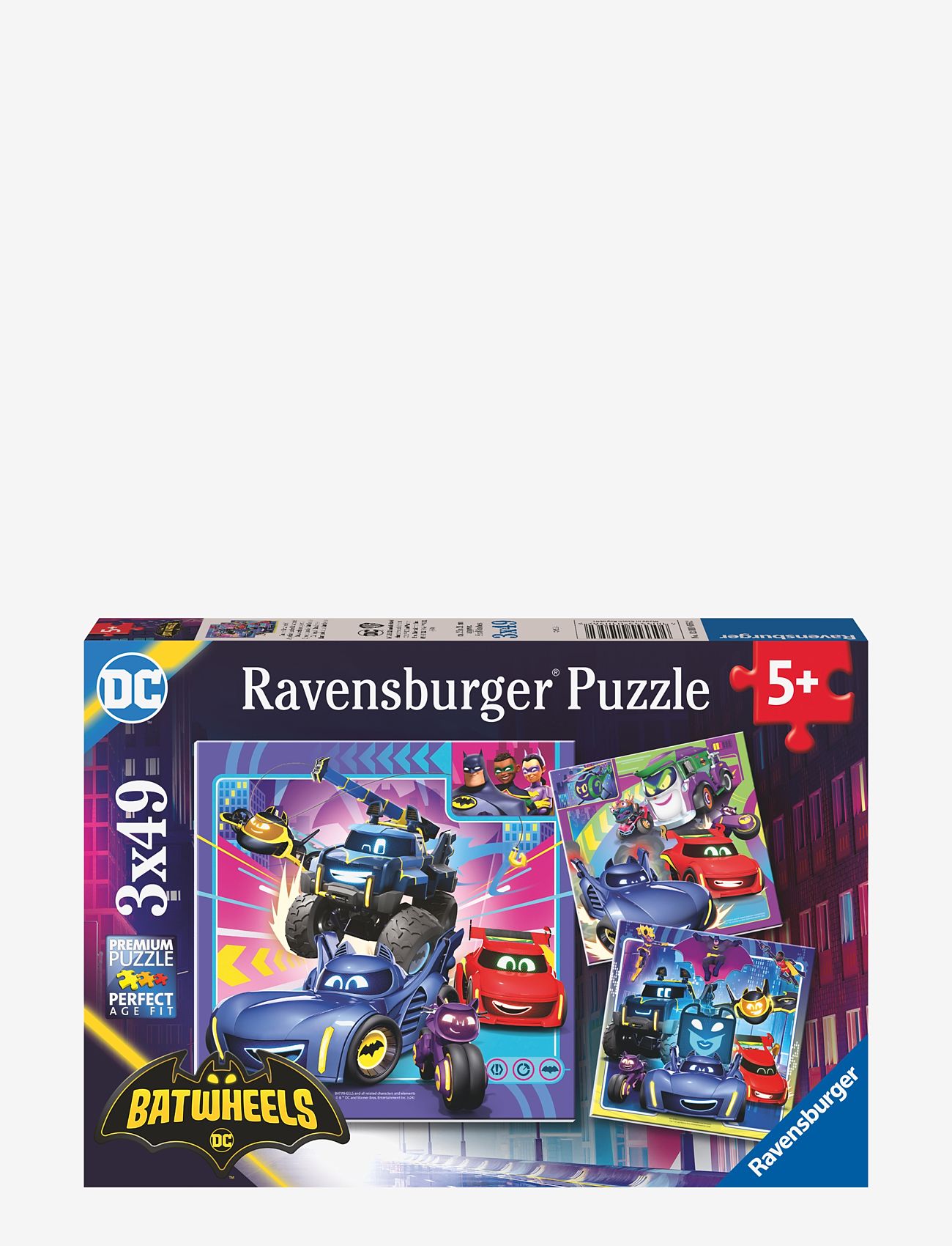 Ravensburger - Batwheels 3x49p - klassiska pussel - multi coloured - 0