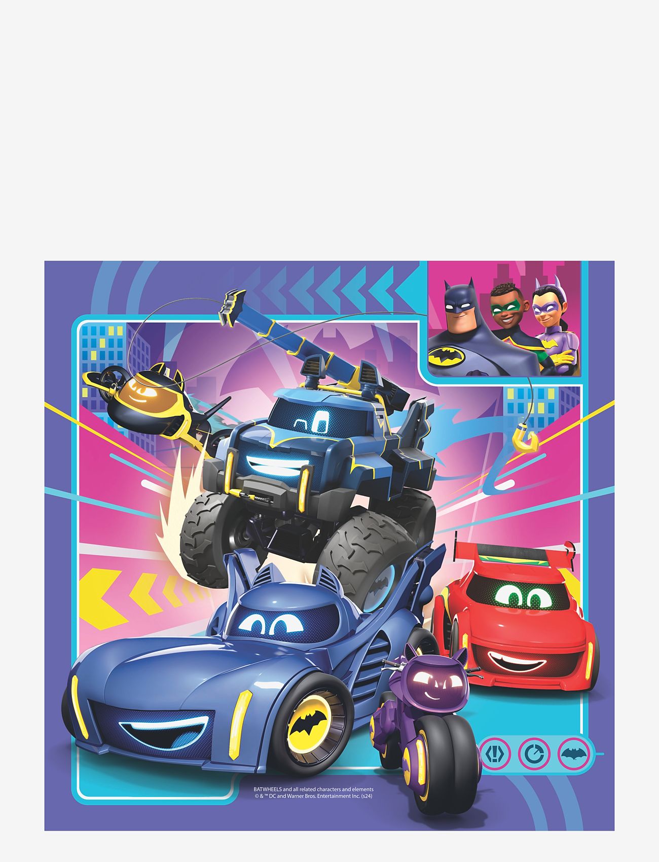 Ravensburger - Batwheels 3x49p - klassiska pussel - multi coloured - 1