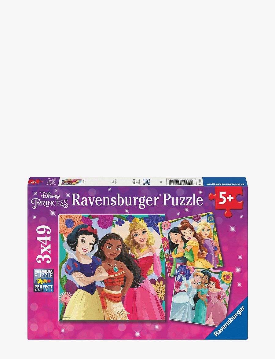 Ravensburger - Disney Princess 3x49p - classic puzzles - multi coloured - 0