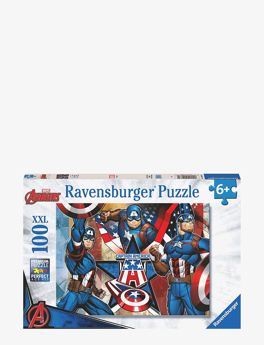 Ravensburger - Marvel Captain America 100p - classic puzzles - multi coloured - 0