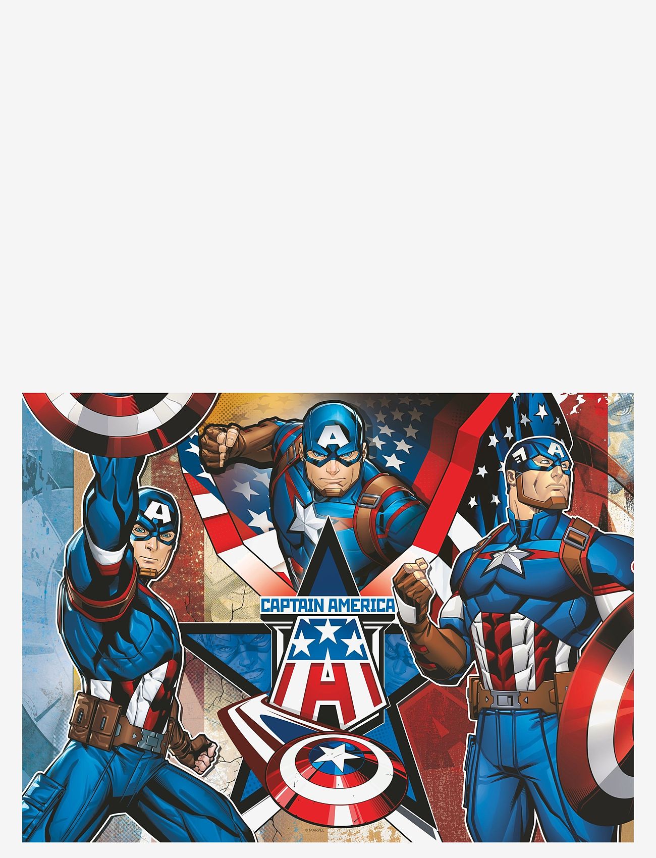 Ravensburger - Marvel Captain America 100p - klassiske puslespil - multi coloured - 1