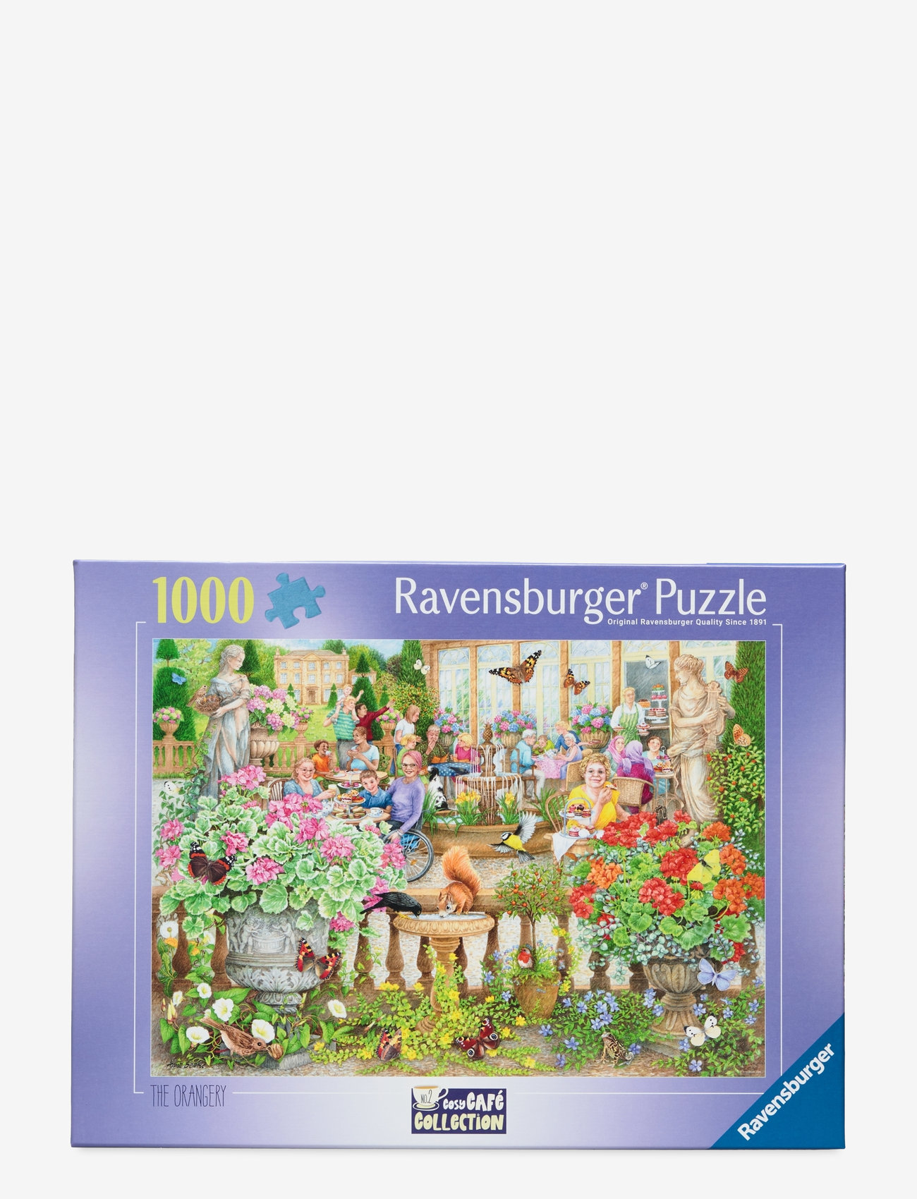 Ravensburger - Cosy Café Secret Garden 1000p - klassiska pussel - multi coloured - 0