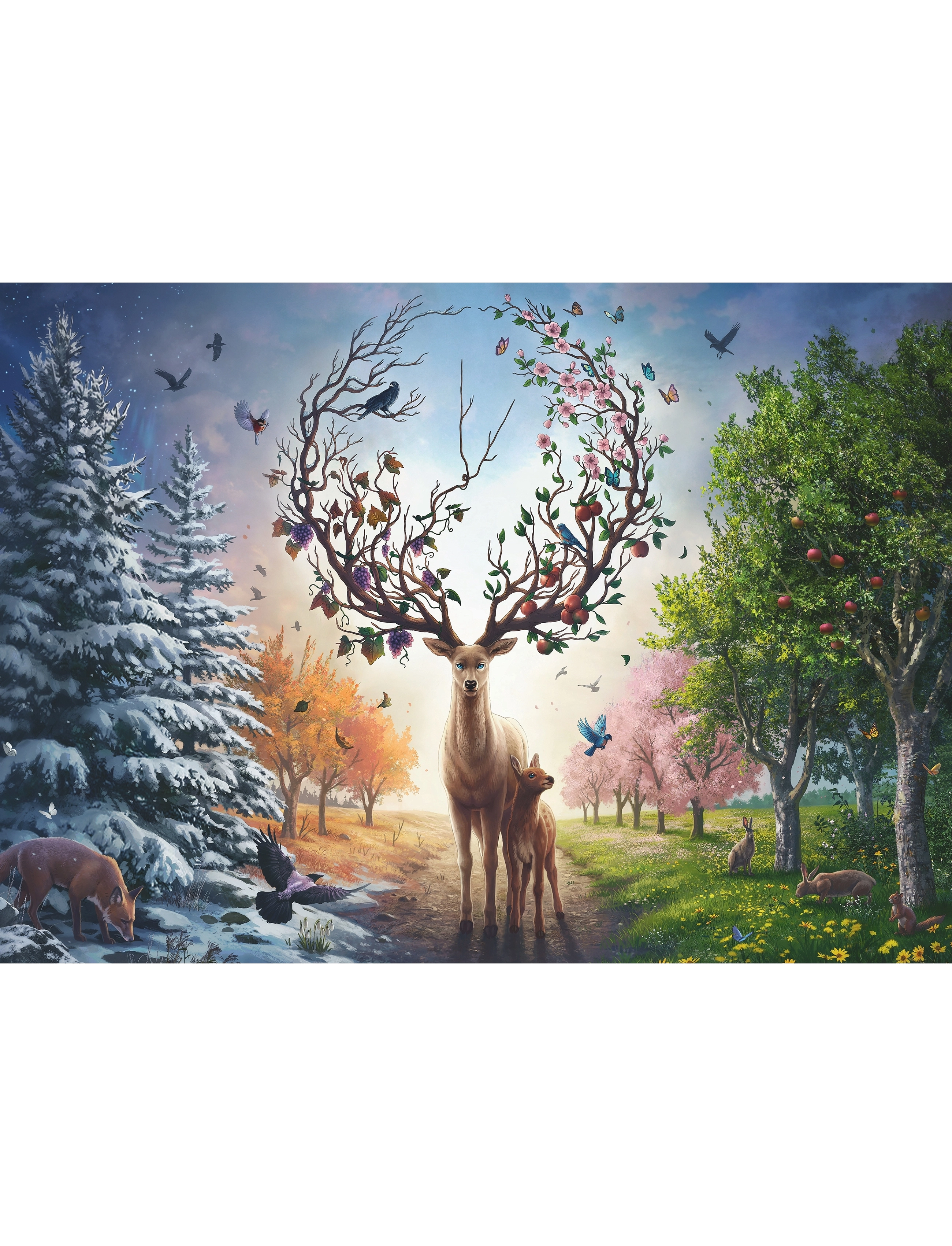 Ravensburger - Magicak Deer 1000p - multi coloured - 1