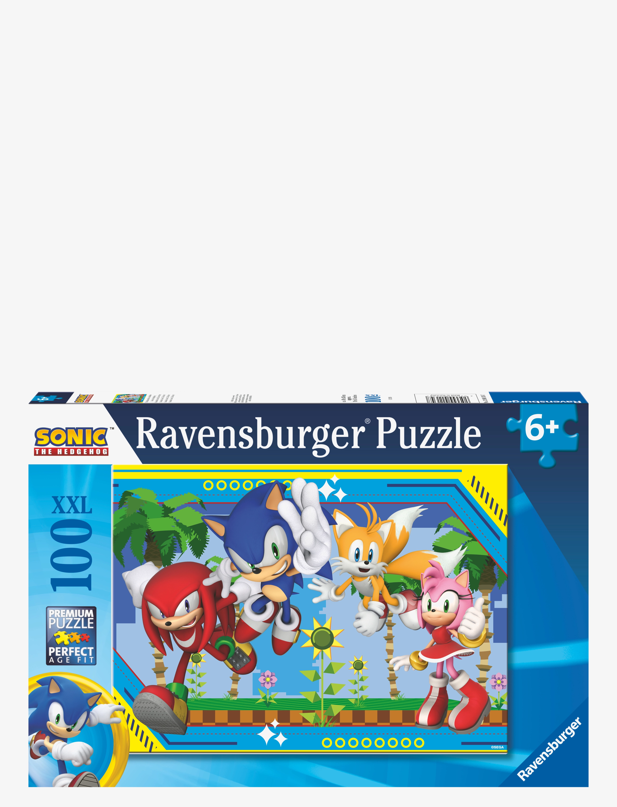 Ravensburger Sonic Core 100P, One Size, Multi/patterned, Puslespil > Klassiske Puslespil, Børn