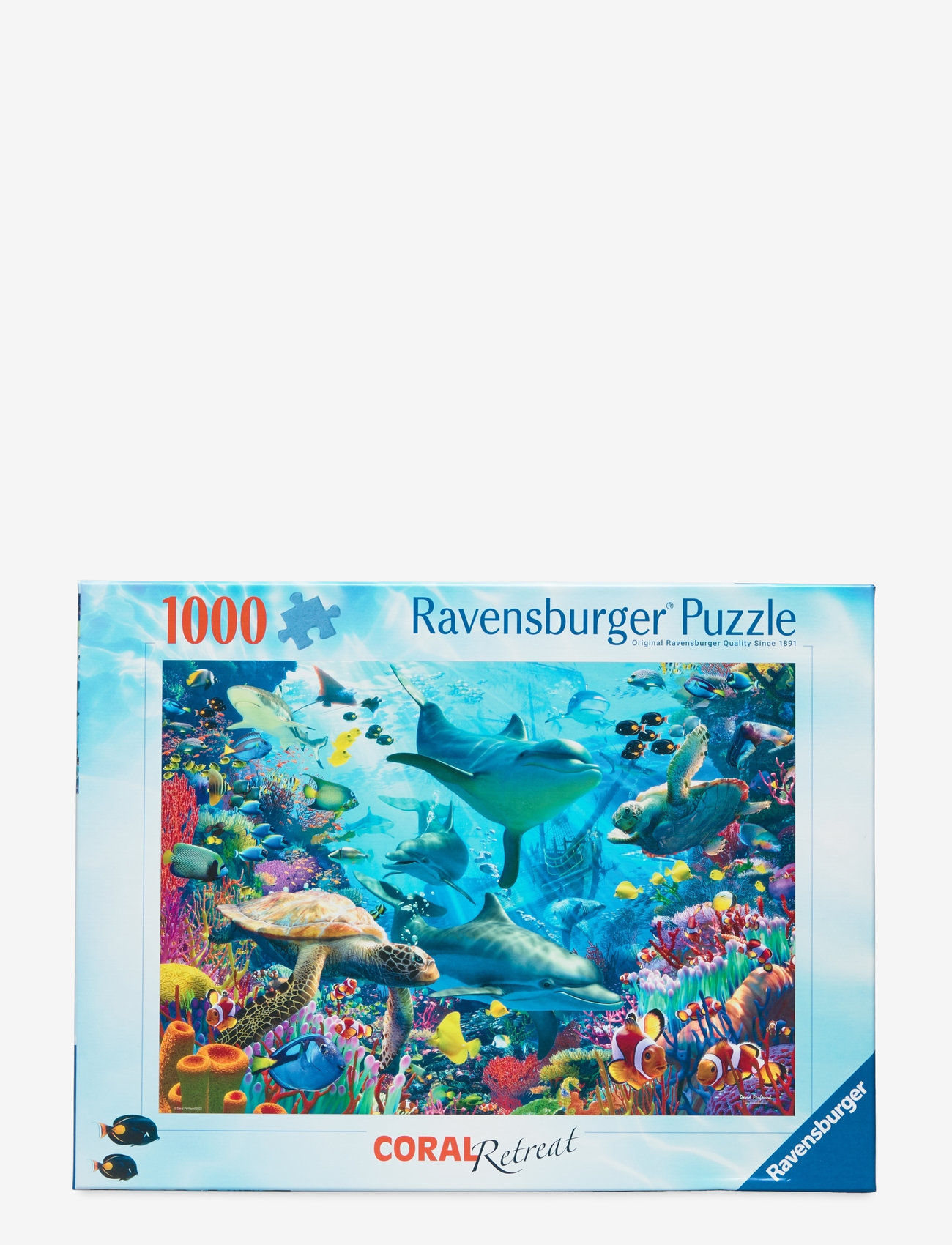 Ravensburger - Coral Reef Retreat 1000p - klassiske puslespil - multi coloured - 0