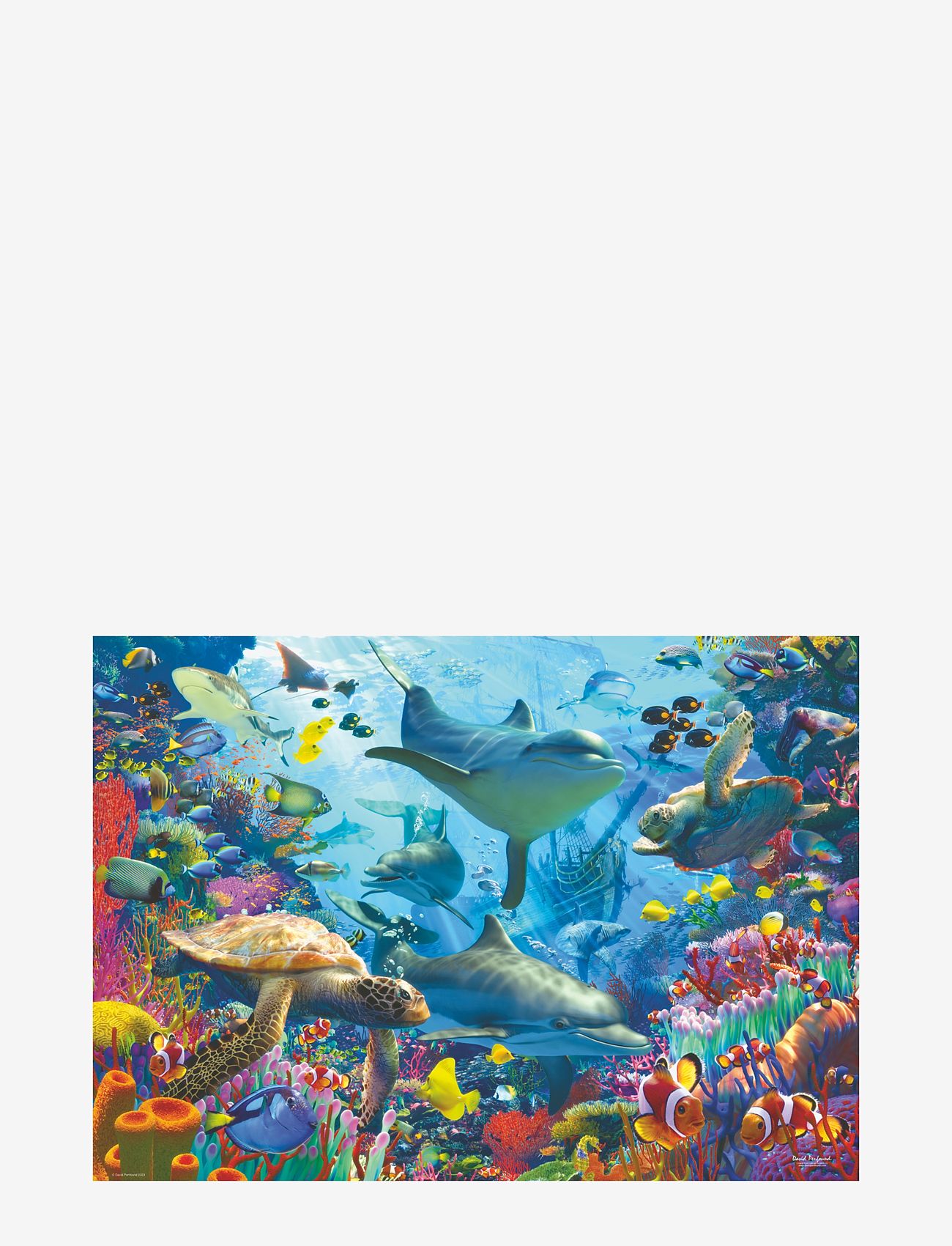 Ravensburger - Coral Reef Retreat 1000p - klassiske puslespil - multi coloured - 1