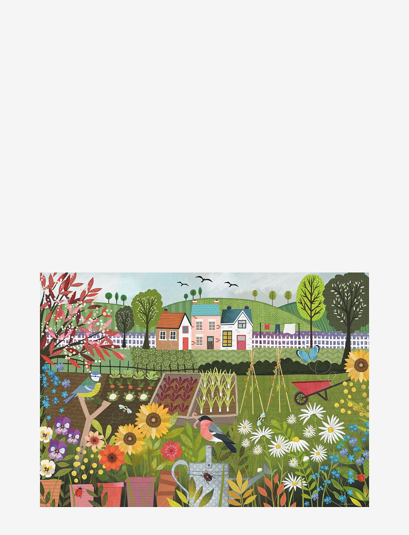 Ravensburger - Garden Allotment 1000p - classic puzzles - multi coloured - 1