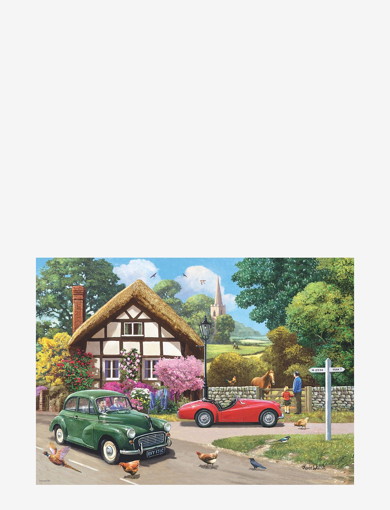 Ravensburger - A Stop To Say Hello 1000p - classic puzzles - multi coloured - 1