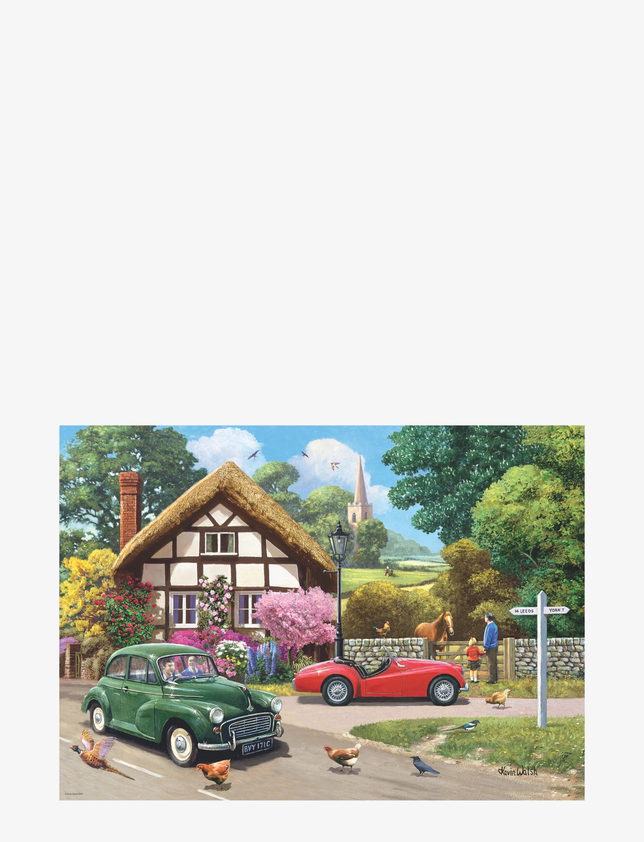 Ravensburger - A Stop To Say Hello 1000p - klassiset palapelit - multi coloured - 1