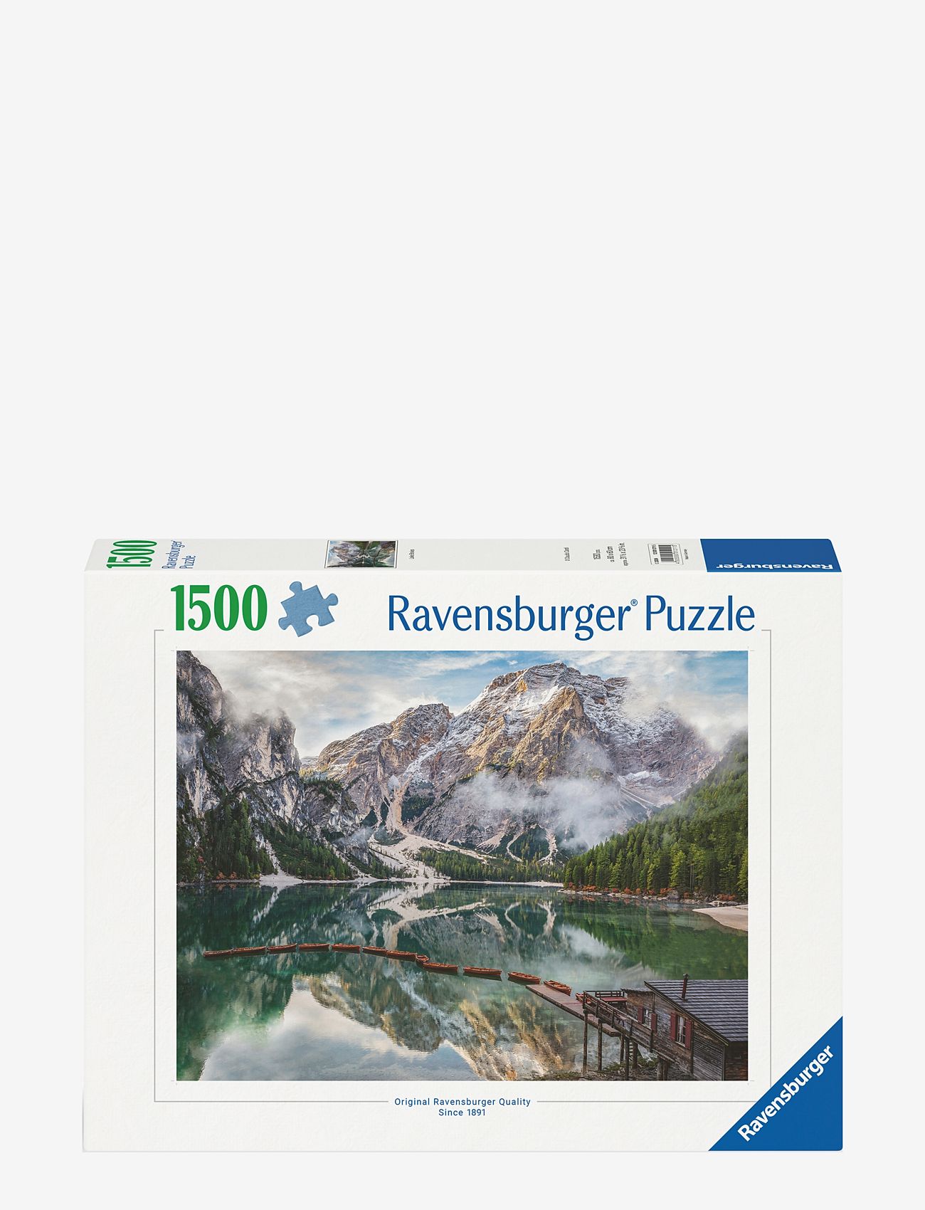 Ravensburger - Lake Braies 1500p - klassiske puslespil - multi coloured - 0