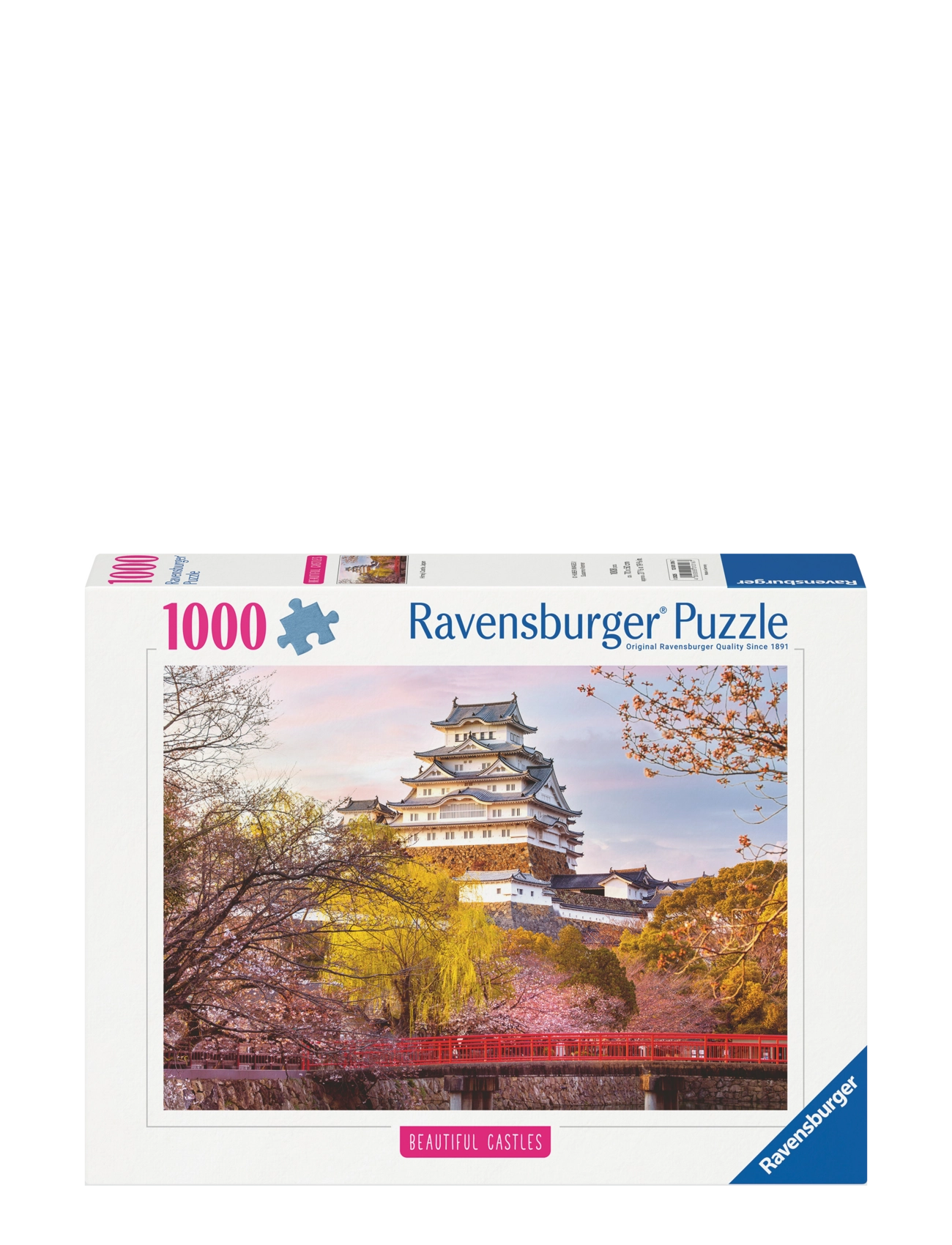 Ravensburger Himeji Castle Japan 1000P, Classic Puslespil, Multi/mønstret, Str: ONE SIZE