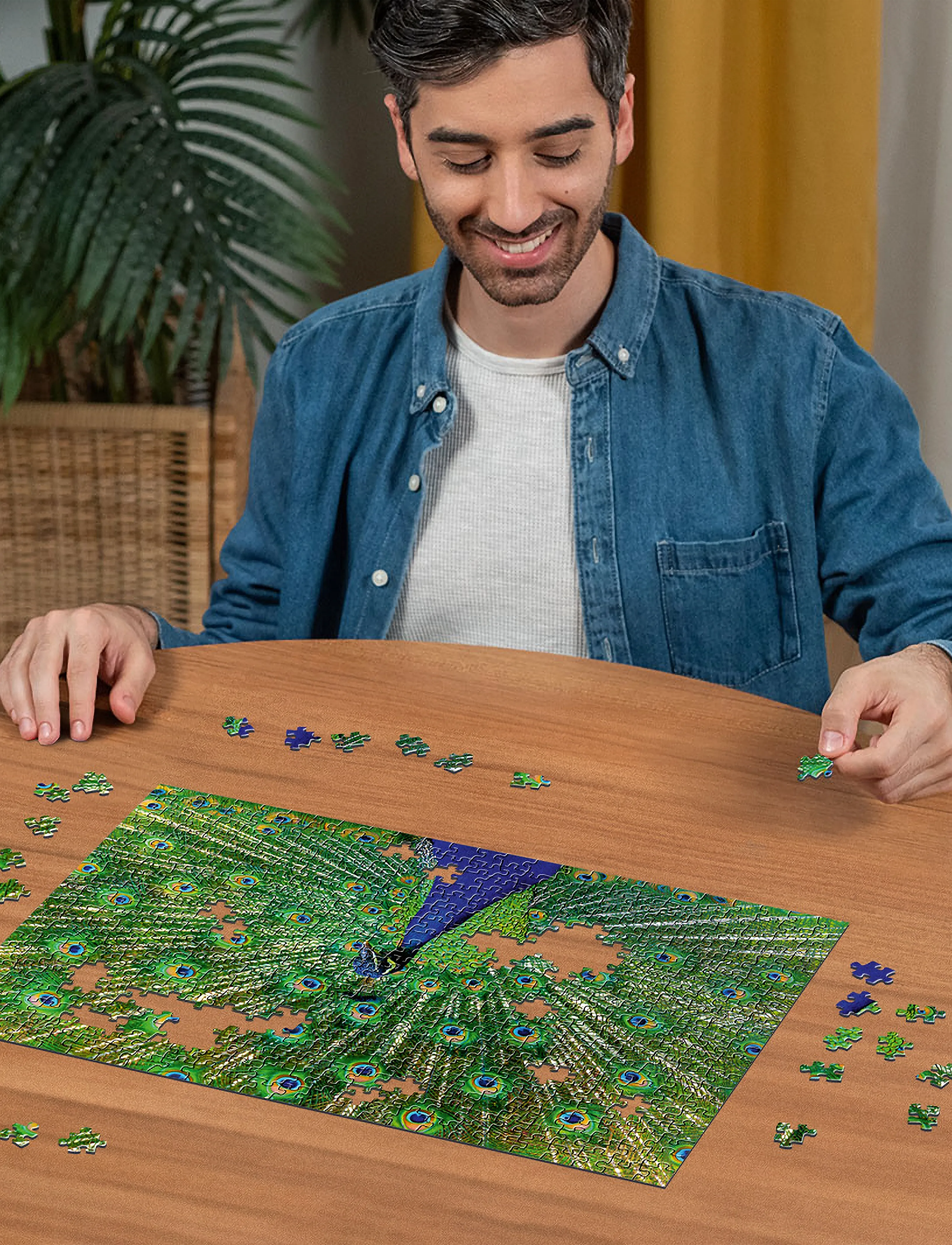 Ravensburger - Peacock 500p - klassiska pussel - multi coloured - 3