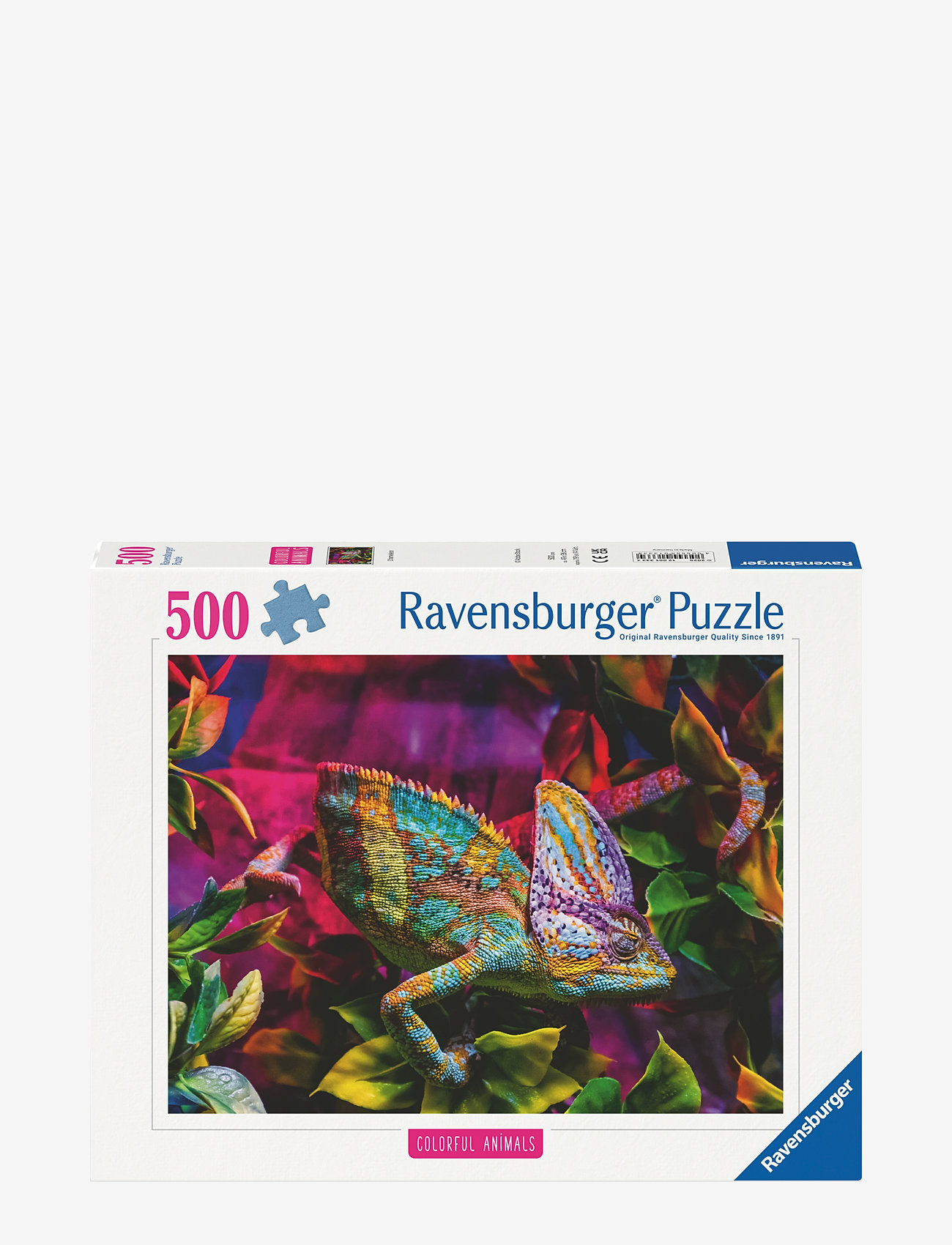 Ravensburger - Chameleon 500p - klassiska pussel - multi coloured - 1