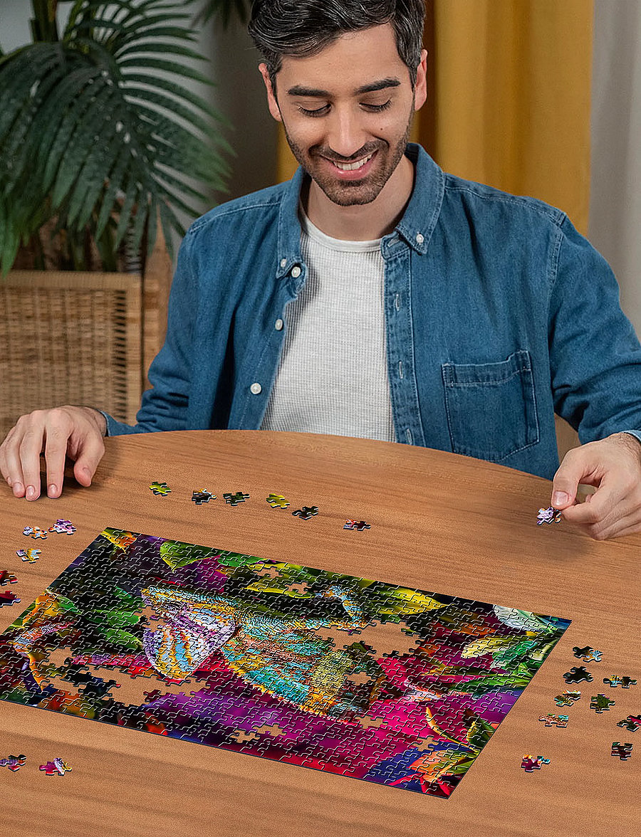 Ravensburger - Chameleon 500p - klassísk púsl - multi coloured - 3