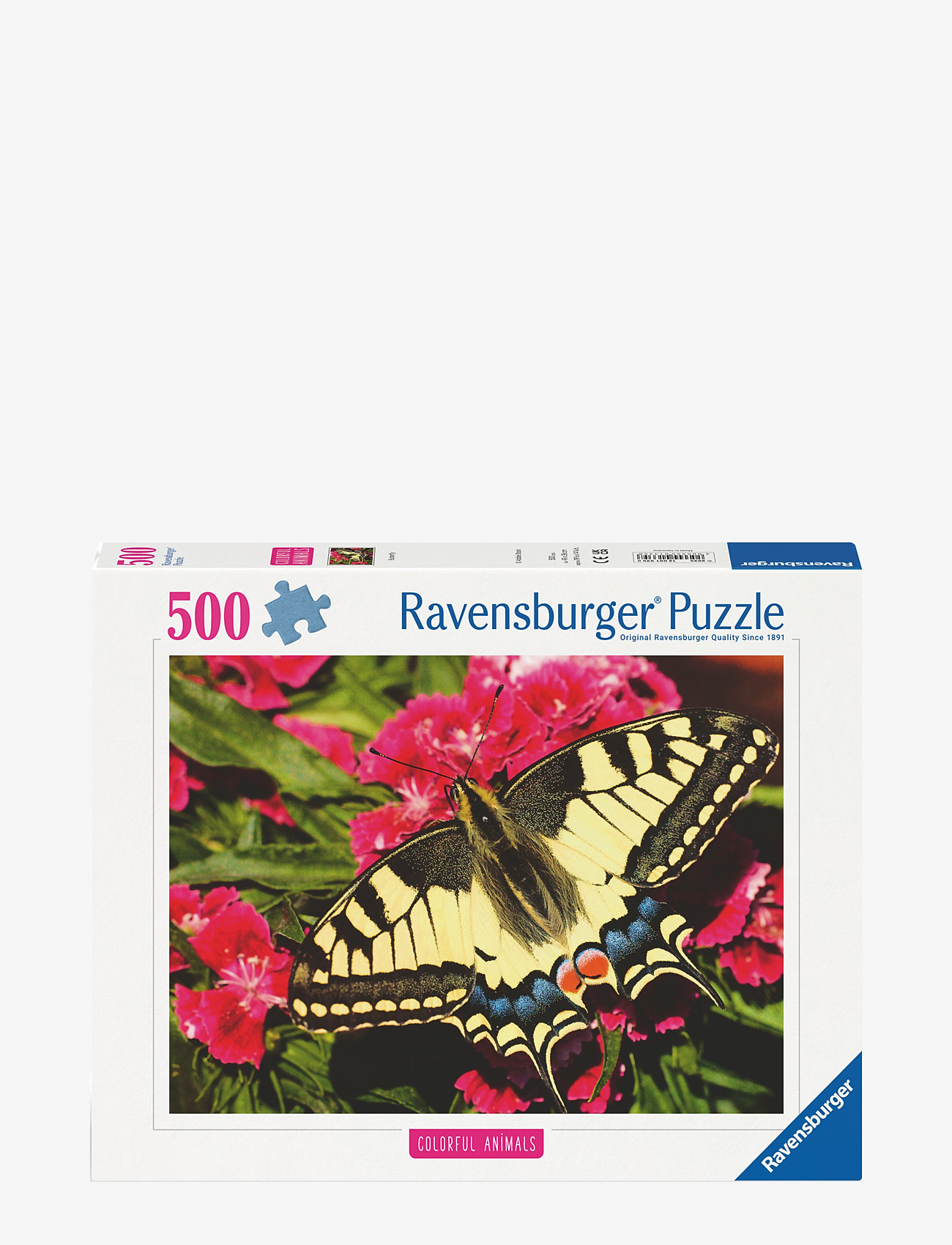 Ravensburger - Butterfly 500p - klassiska pussel - multi coloured - 1