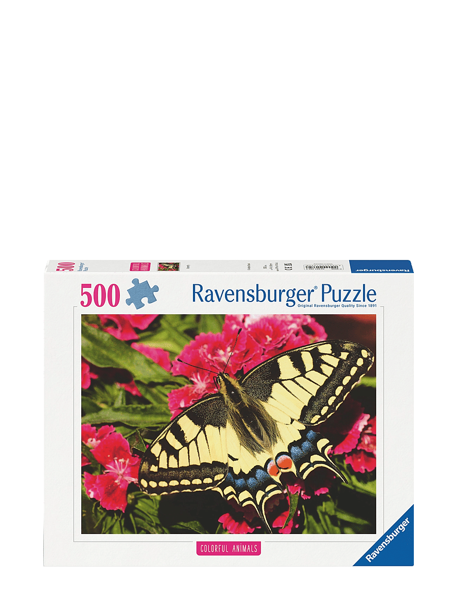 Ravensburger - Butterfly 500p - klassiske puslespil - multi coloured - 1